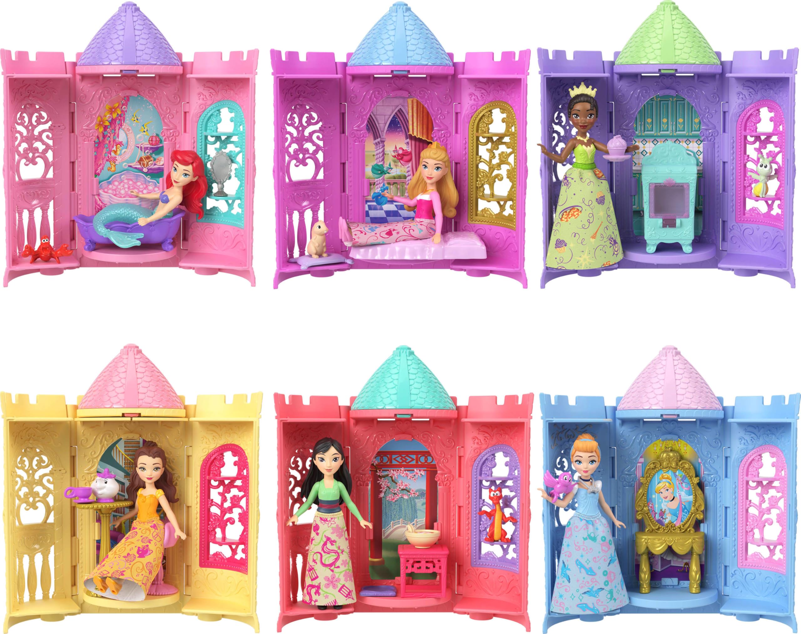 Foto 2 pulgar | Toy Mattel Disney Princess Tower Surprise Con 4 Sorpresas - Venta Internacional.