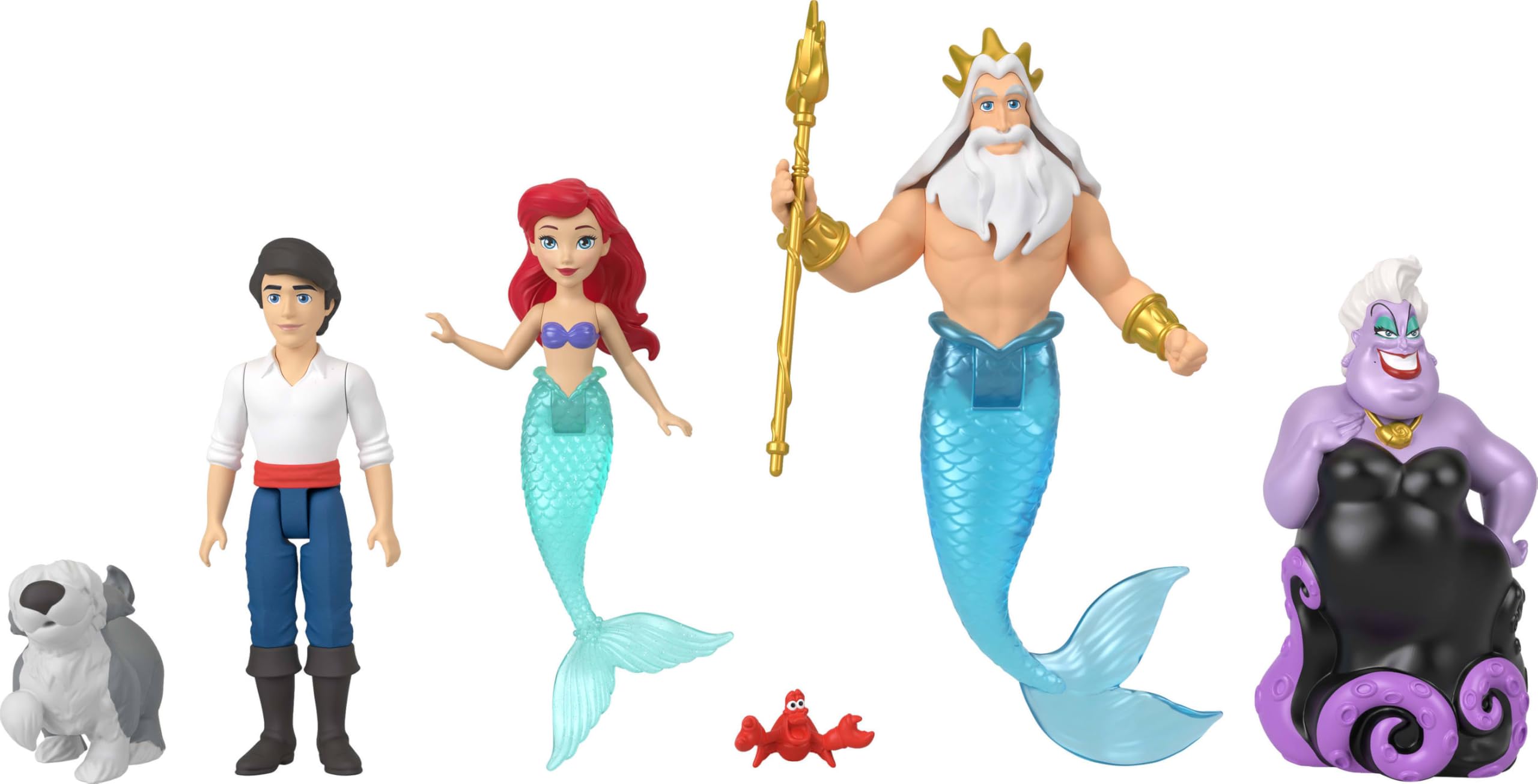 Foto 5 pulgar | Toy Mattel Disney Princess Ariel Mermaid Con 4 Muñecas Y 2 Figuras - Venta Internacional.