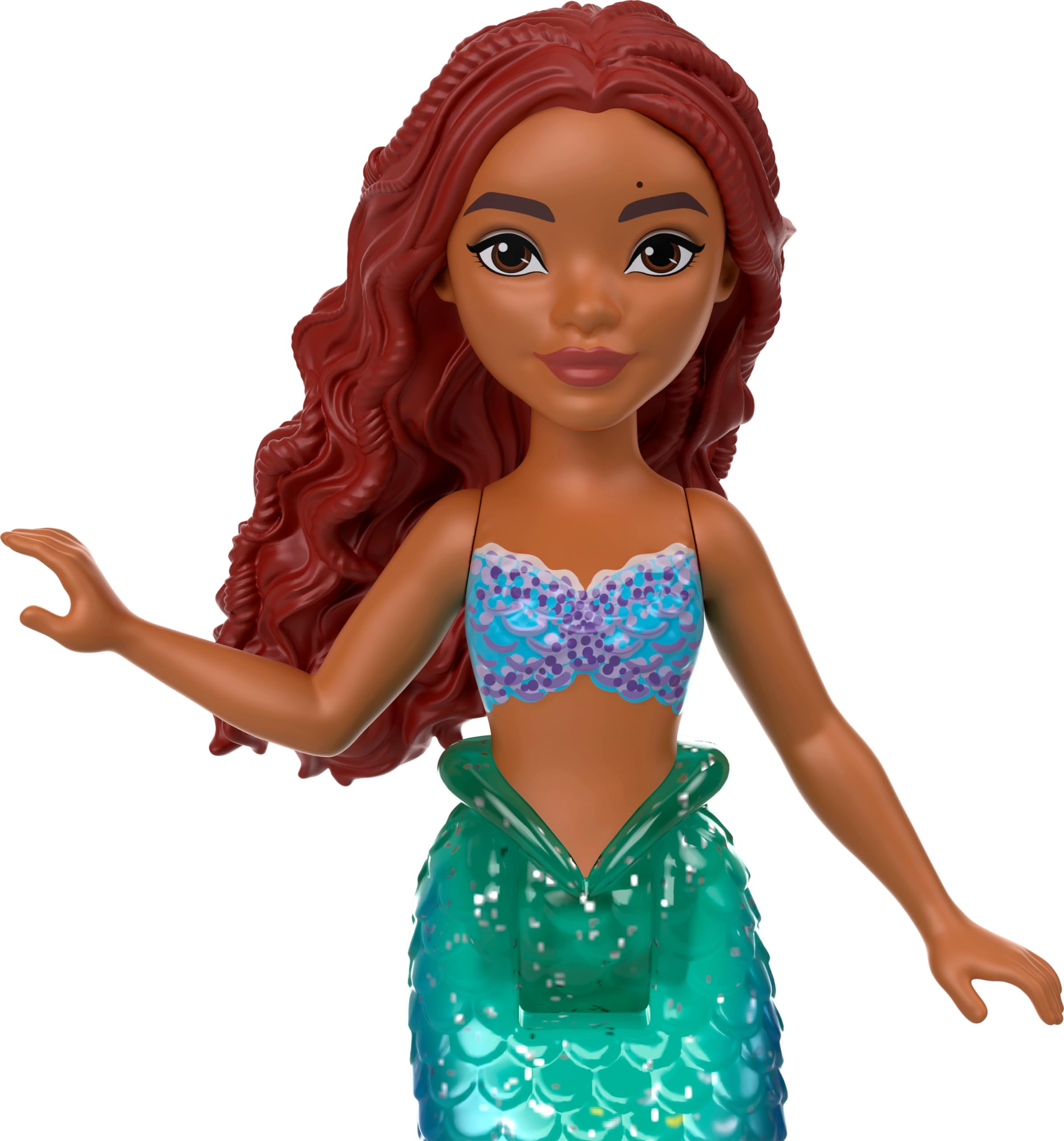 Foto 3 pulgar | Muñeca Pequeña Ariel De La Sirenita De Toy Disney Con Cola - Venta Internacional.