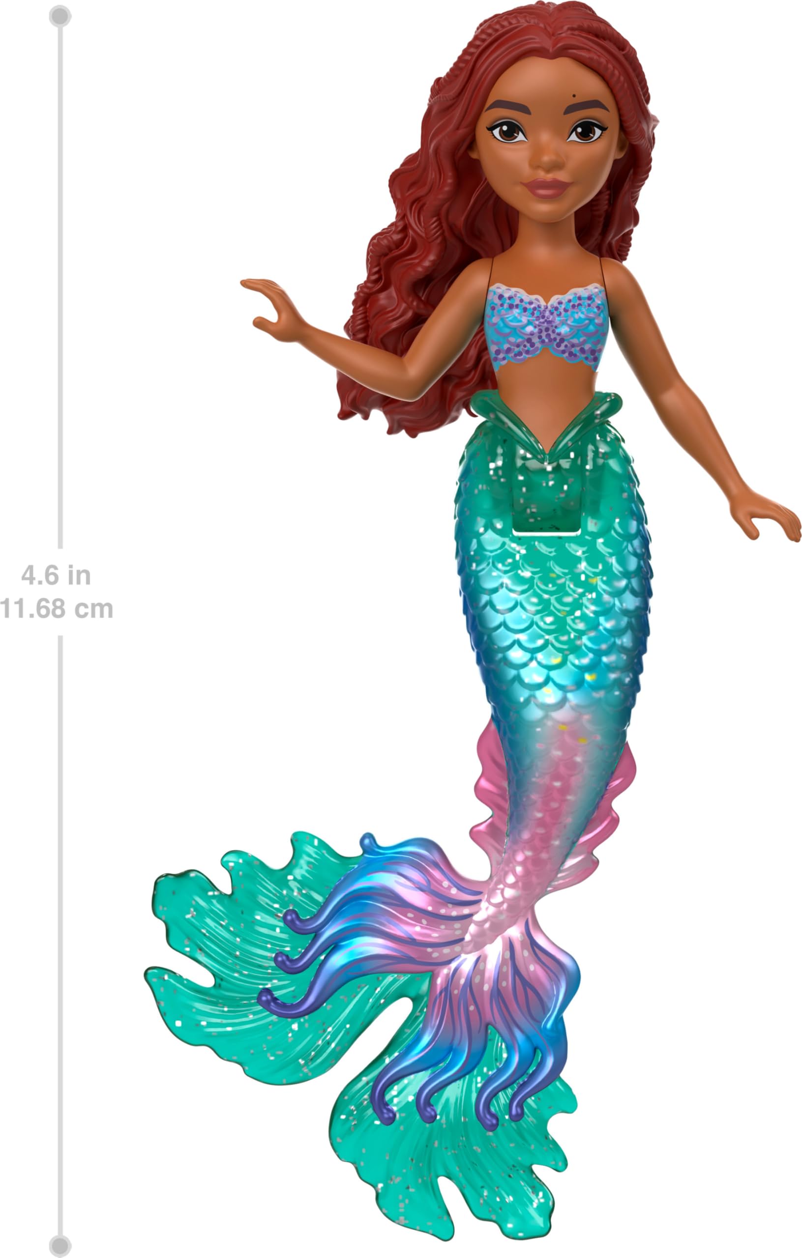 Foto 6 pulgar | Muñeca Pequeña Ariel De La Sirenita De Toy Disney Con Cola - Venta Internacional.