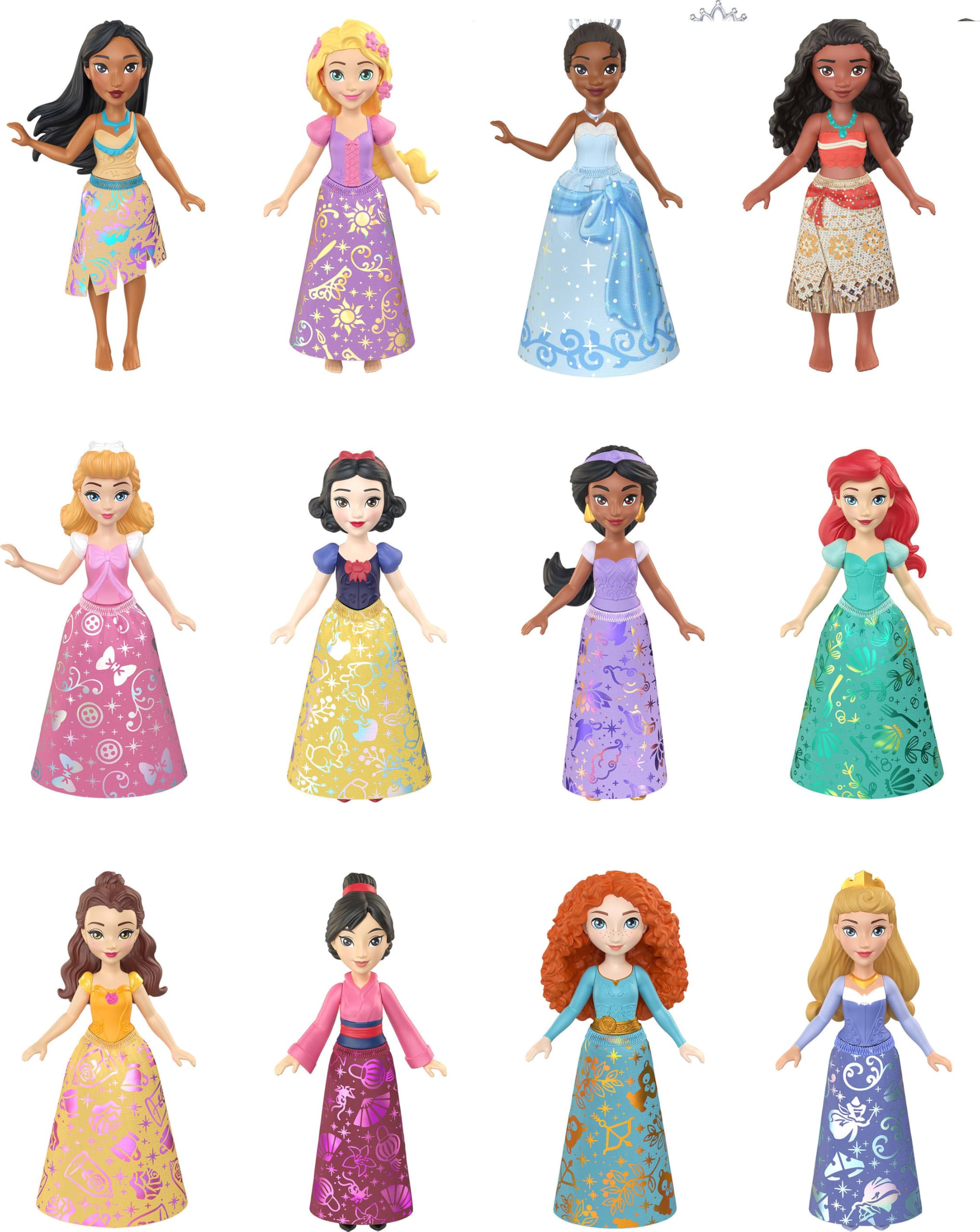 Foto 2 pulgar | Toy Mattel Disney Princess Ultimate Princess Pack X12 - Venta Internacional.