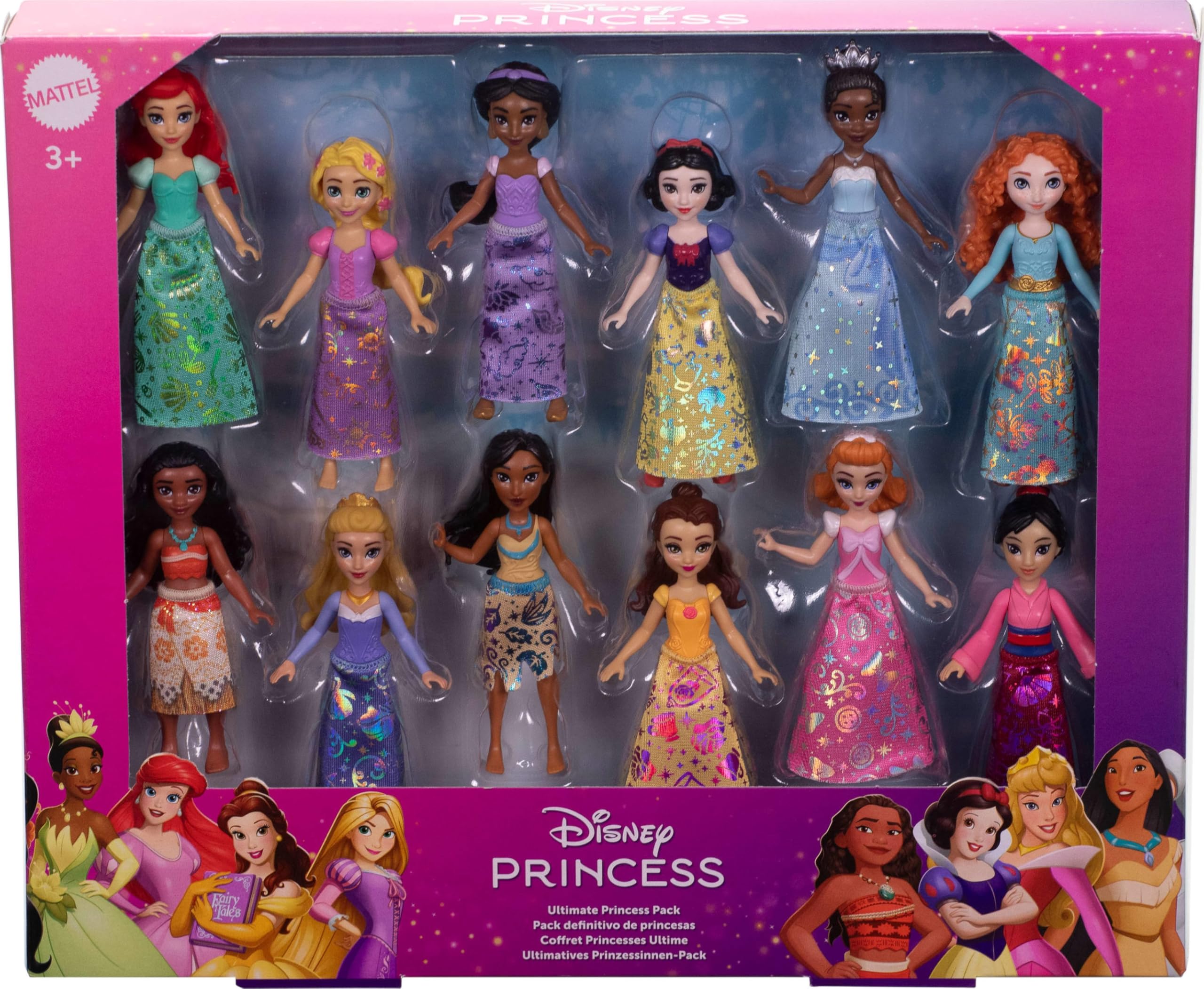 Foto 7 pulgar | Toy Mattel Disney Princess Ultimate Princess Pack X12 - Venta Internacional.