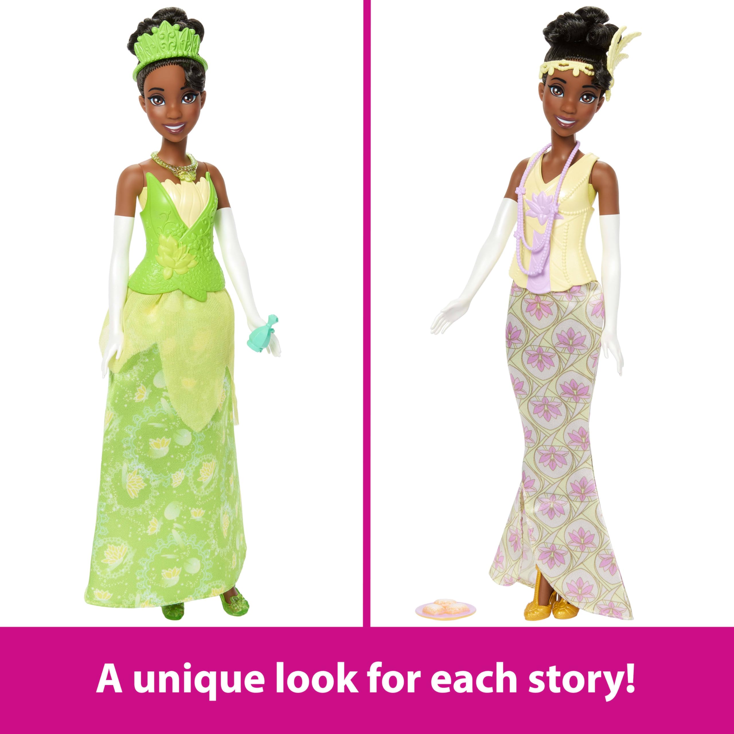 Foto 5 pulgar | Muñeca De Moda Mattel Disney Princess Tiana Con 9 Accesorios - Venta Internacional.