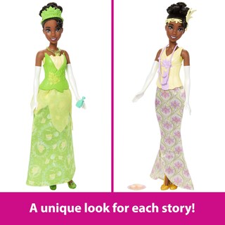 Foto 4 | Muñeca De Moda Mattel Disney Princess Tiana Con 9 Accesorios - Venta Internacional.