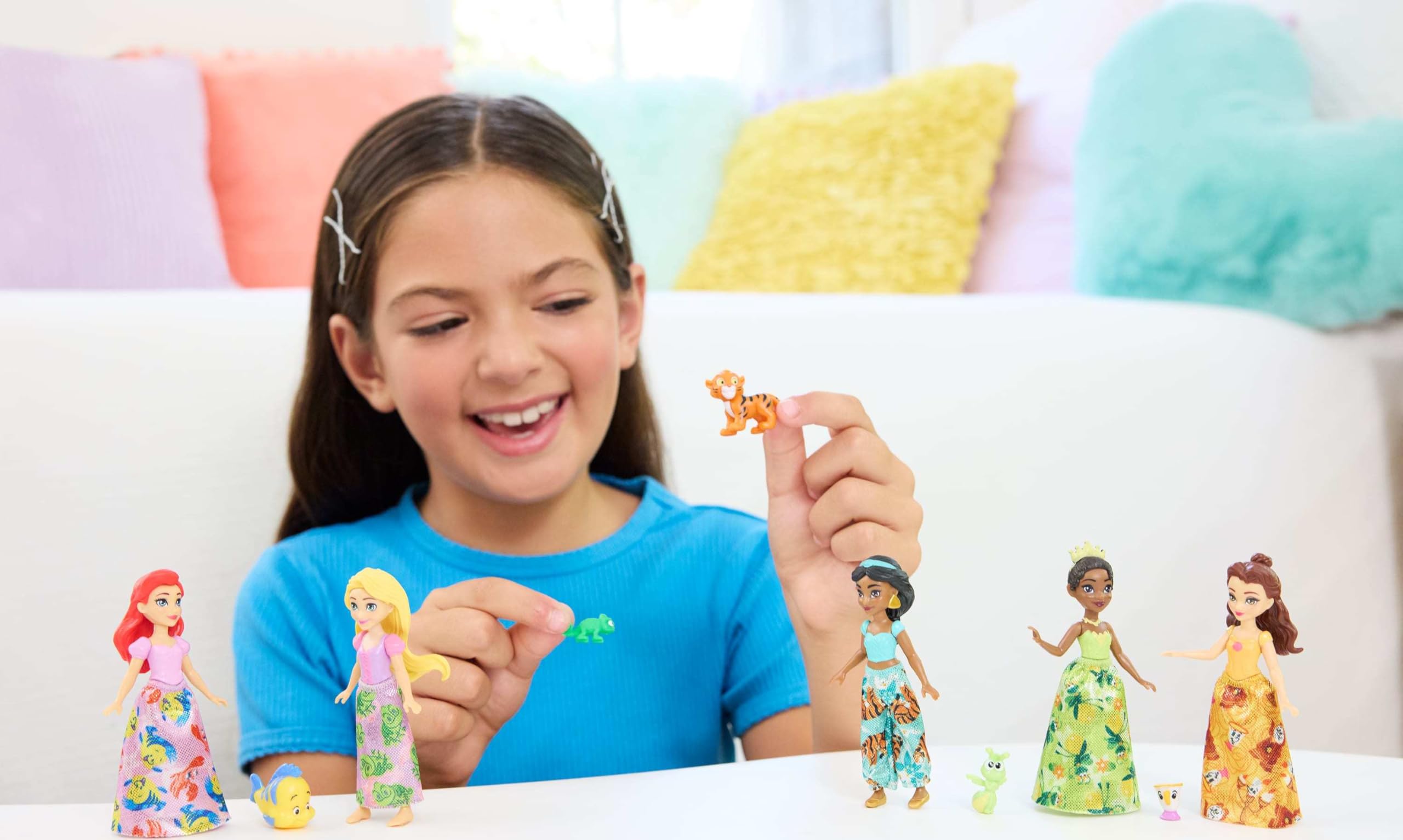 Foto 2 | Set De Juguetes Mattel Disney Princess & Friends Con 5 Muñecas Pequeñas - Venta Internacional.