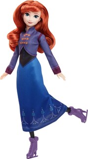 Foto 2 | Muñeca De Moda Mattel Disney Frozen Anna Con Accesorios - Venta Internacional.
