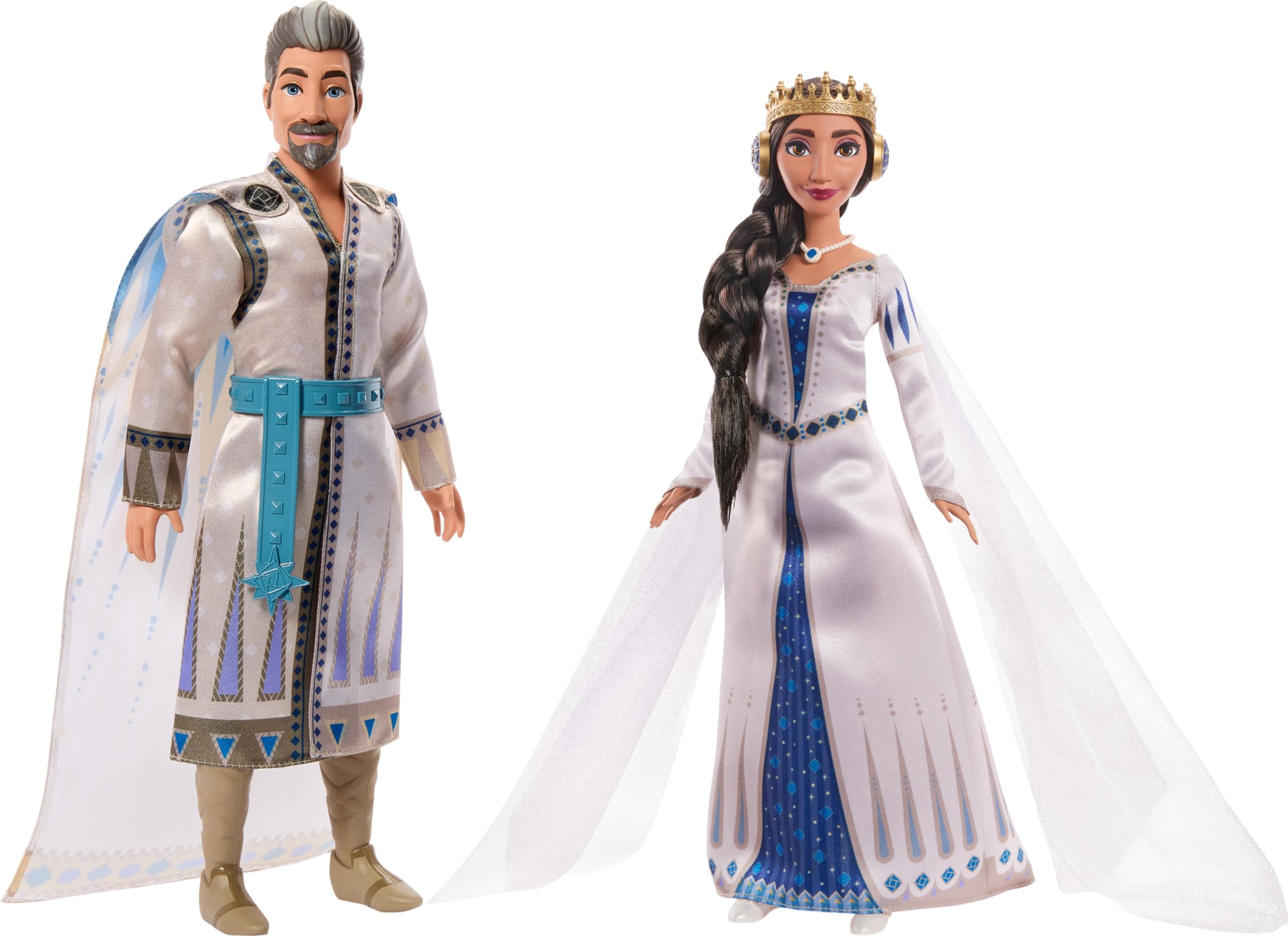 Foto 2 pulgar | Set De Muñecas Mattel Disney's Wish King Magnifico & Queen Amaya - Venta Internacional.