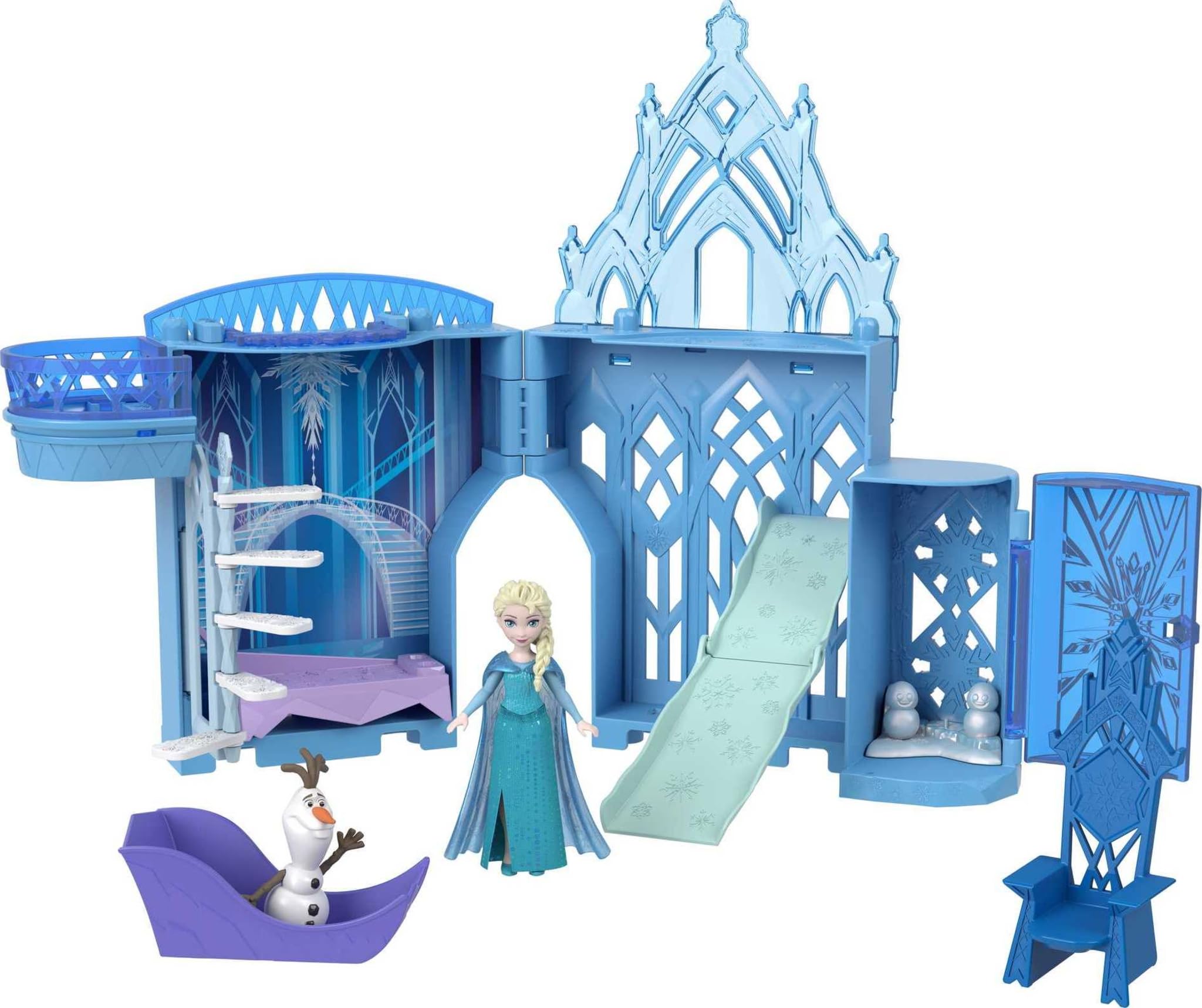 Set De Juego Toy Castle Mattel Disney Frozen Elsa Ice Palace - Venta Internacional.