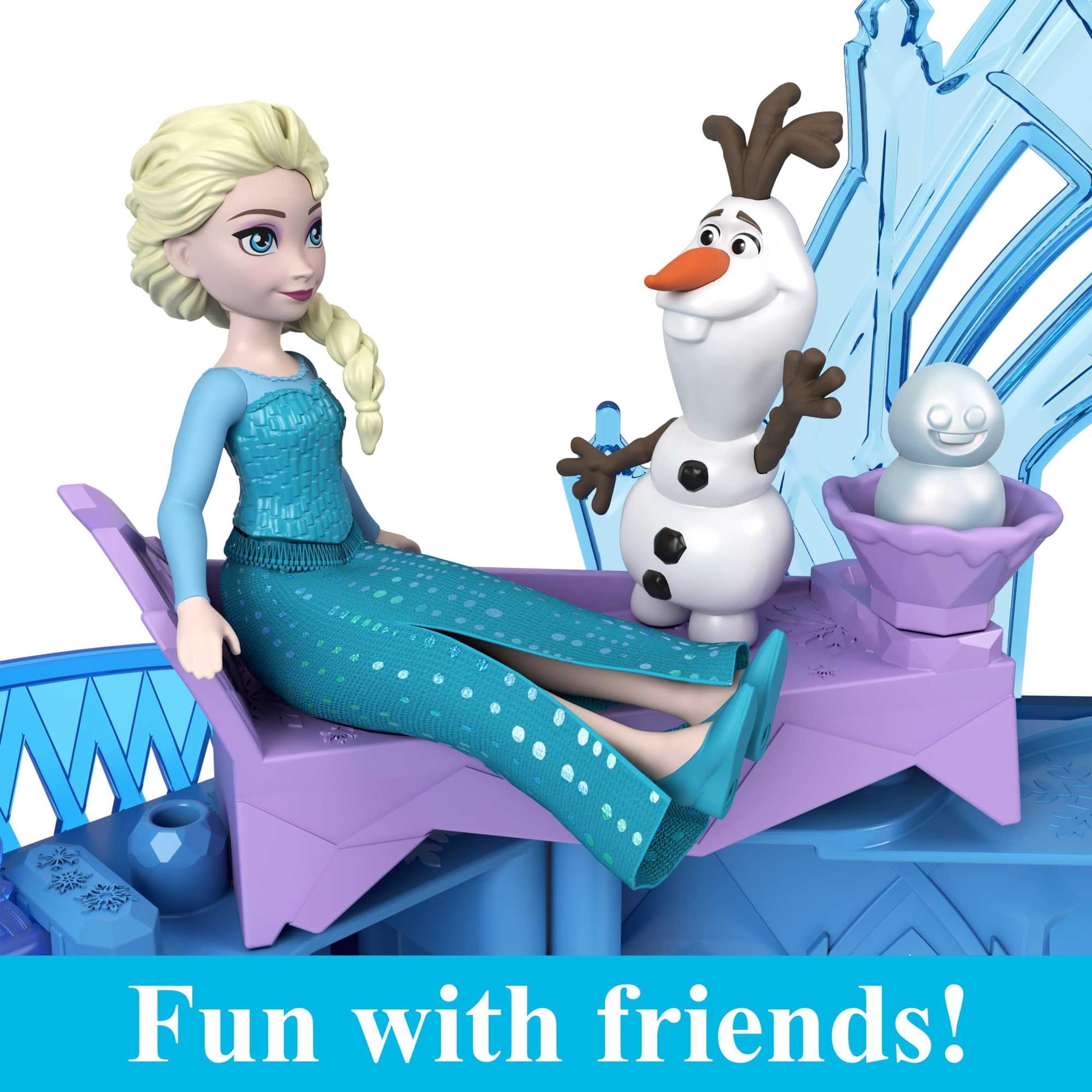 Foto 5 | Set De Juego Toy Castle Mattel Disney Frozen Elsa Ice Palace - Venta Internacional.