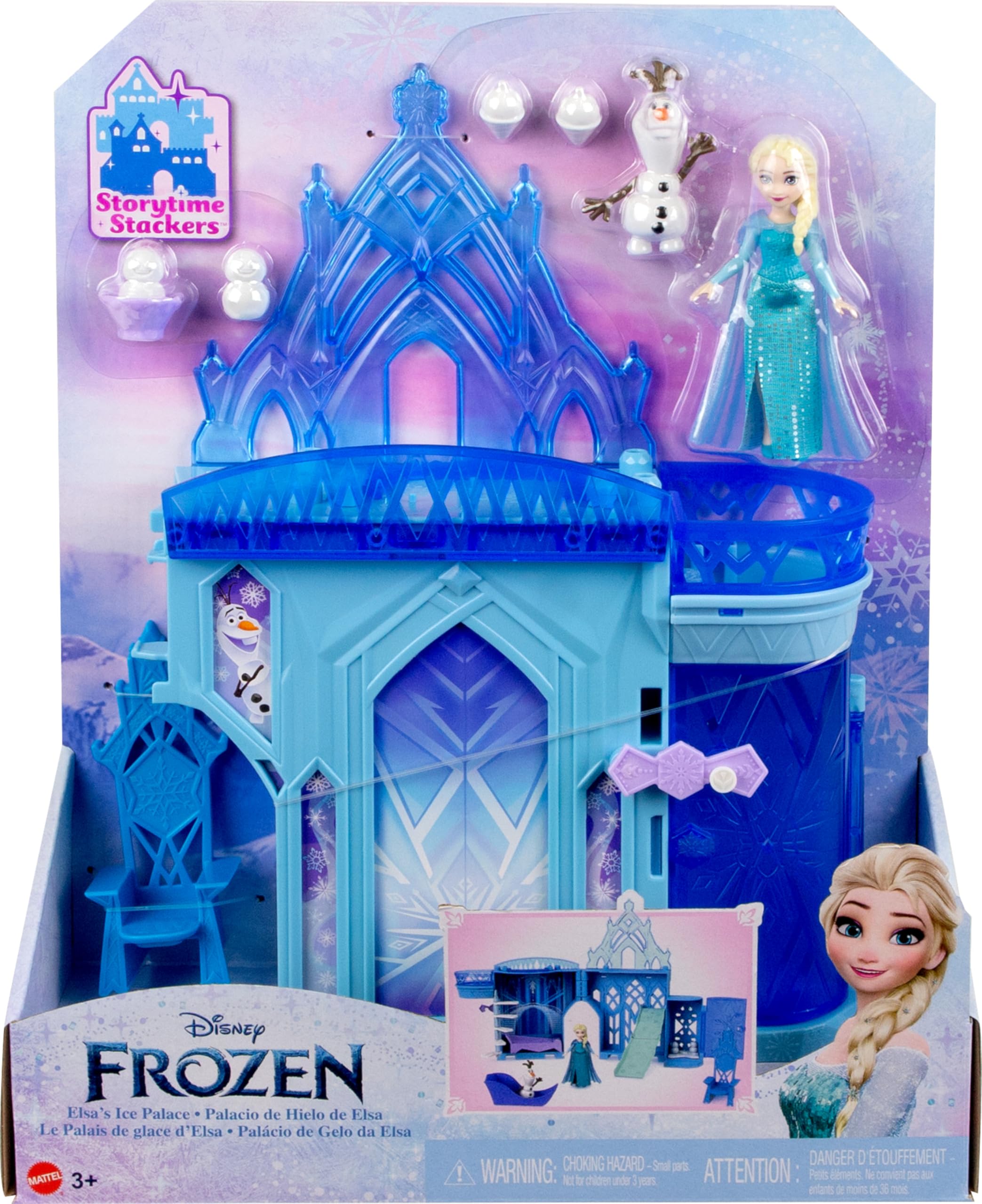 Foto 7 pulgar | Set De Juego Toy Castle Mattel Disney Frozen Elsa Ice Palace - Venta Internacional.
