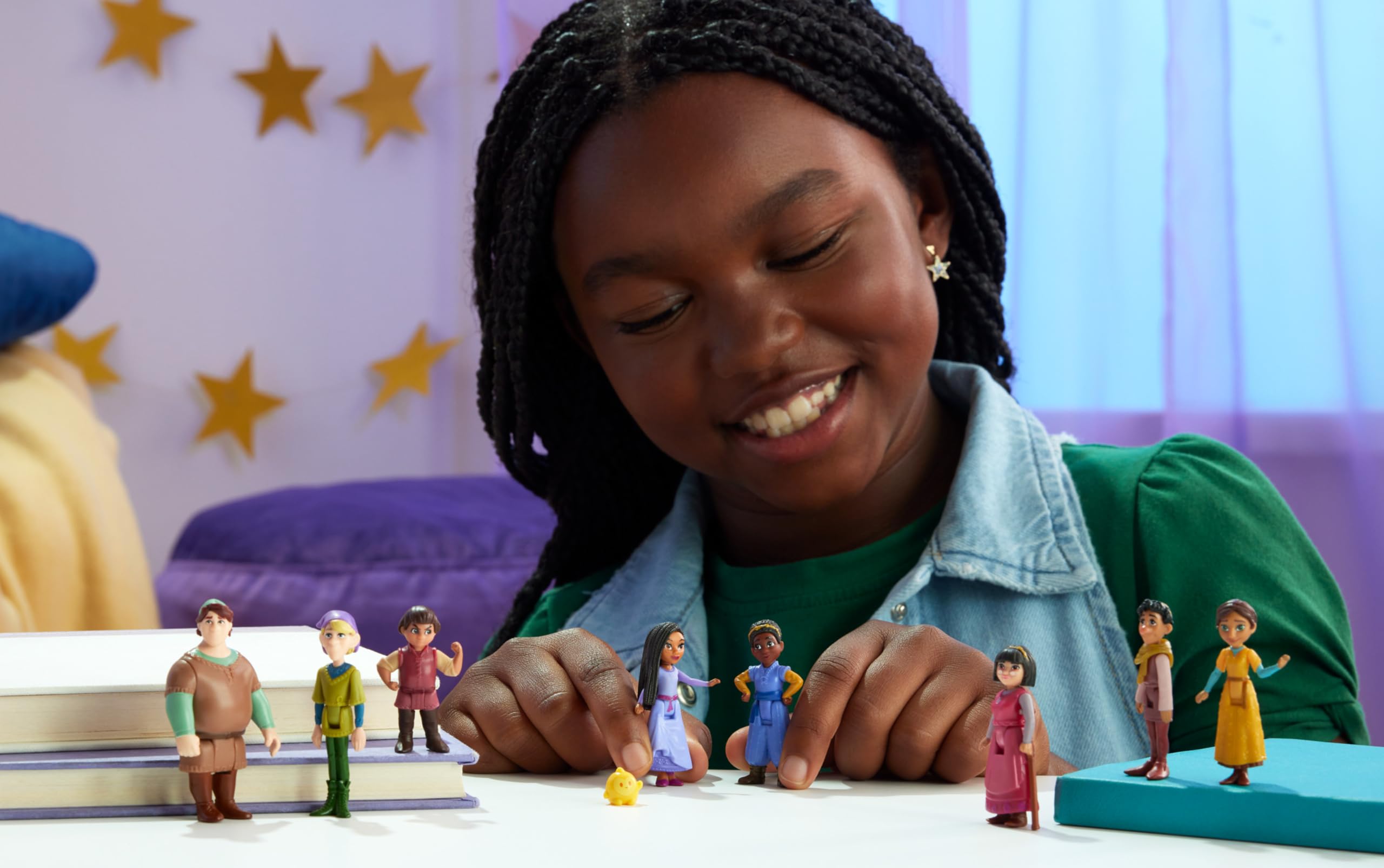 Foto 2 | Set De Muñecas Mattel Disney Wish The Teens Con 8 Muñecas Y Una Estrella - Venta Internacional.