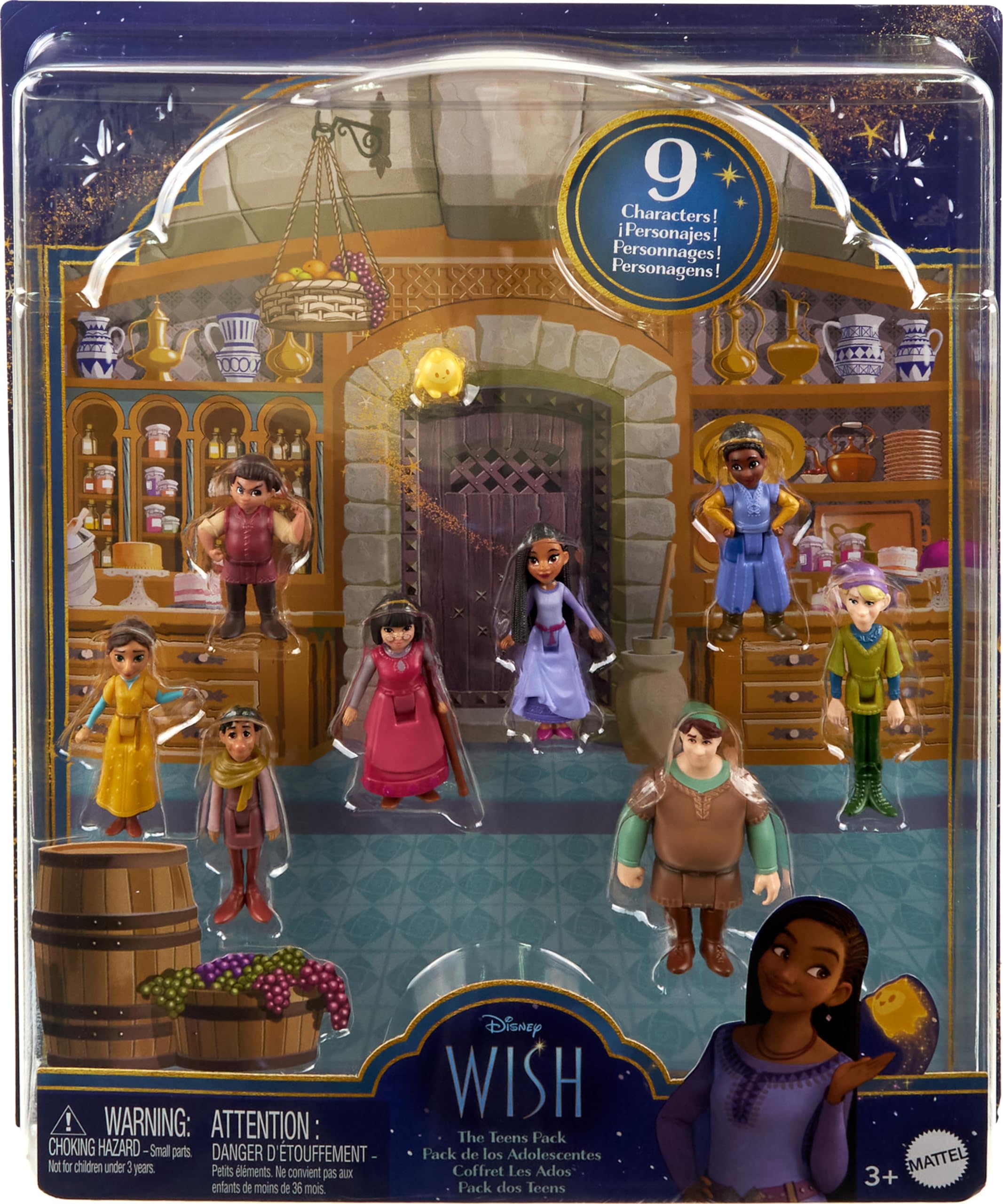Foto 7 pulgar | Set De Muñecas Mattel Disney Wish The Teens Con 8 Muñecas Y Una Estrella - Venta Internacional.