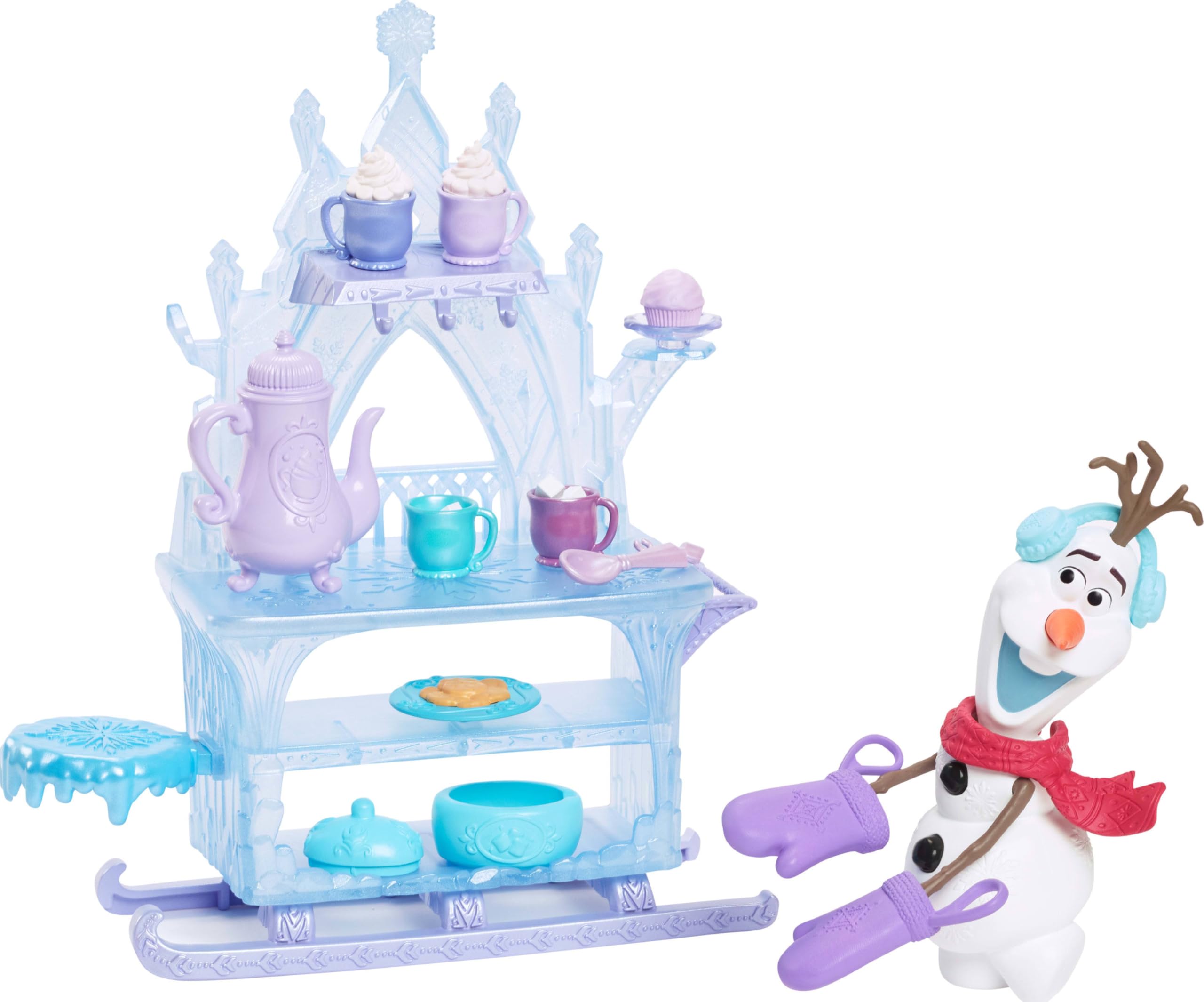 Foto 2 pulgar | Muñeco Frozen Olaf De Toy Mattel Disney Con Set De Juego Treat Sled - Venta Internacional.