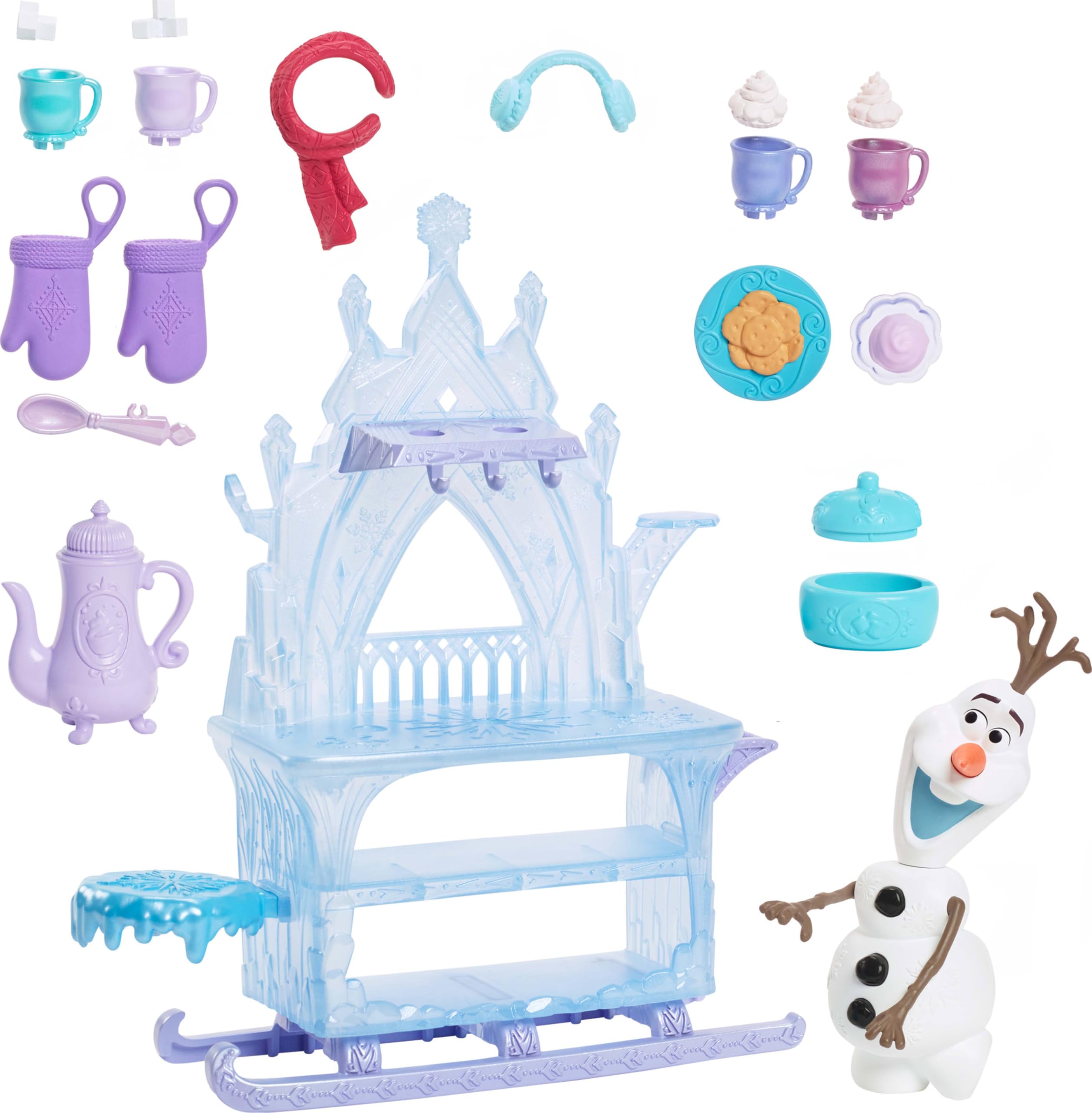 Foto 4 | Muñeco Frozen Olaf De Toy Mattel Disney Con Set De Juego Treat Sled - Venta Internacional.