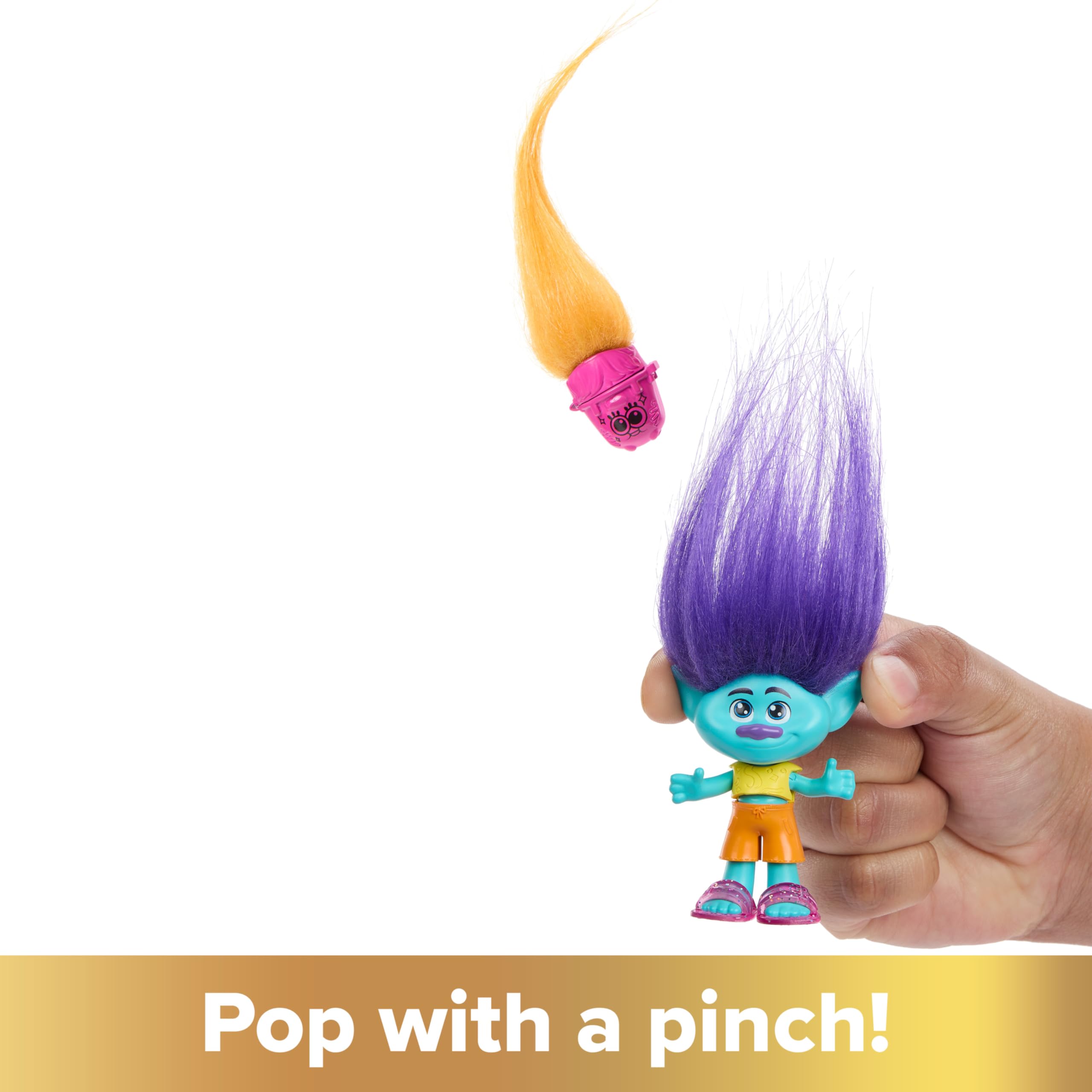 Foto 4 pulgar | Peinetas Para El Pelo Mattel Dreamworks Trolls Band Together Para Muñecas Pequeñas - Venta Internacional.