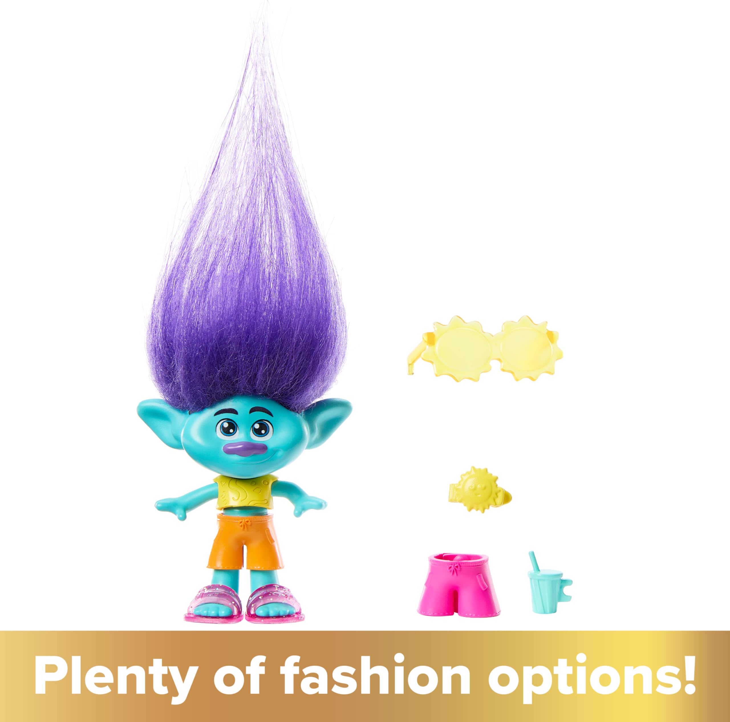 Foto 6 pulgar | Peinetas Para El Pelo Mattel Dreamworks Trolls Band Together Para Muñecas Pequeñas - Venta Internacional.