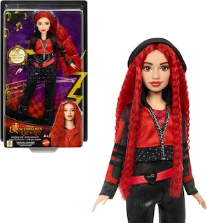 Foto 1 | Muñeca Mattel Disney Descendants The Rise Of Red Cantando Con Ropa - Venta Internacional.
