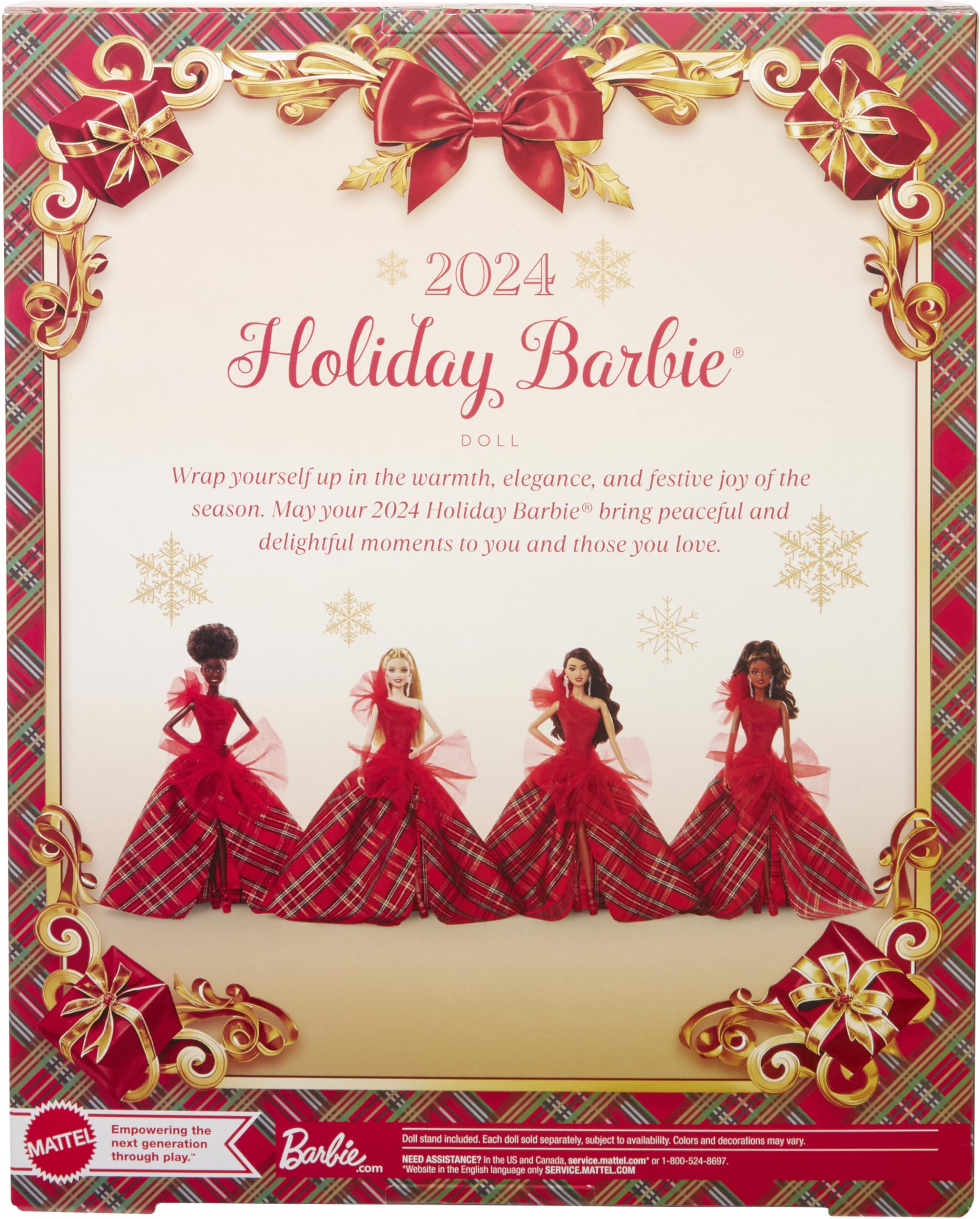 Foto 6 | Muñeca Barbie 2024 Holiday Barbie Seasonal Coleccionista Juguete - Venta Internacional.