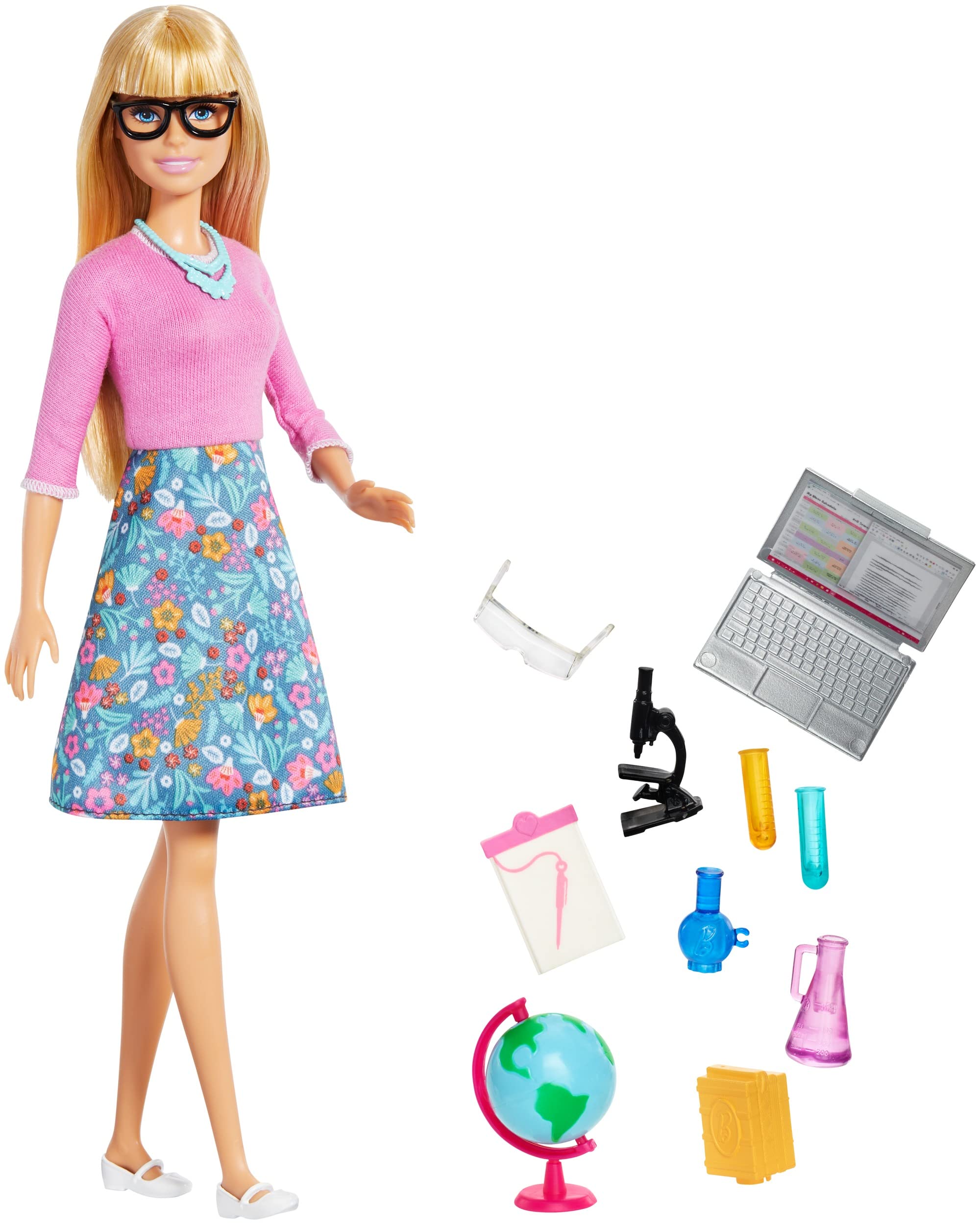 Foto 2 pulgar | Muñeca Barbie Para Maestra De Prejardín De Infantes Con 3 Accesorios - Venta Internacional.
