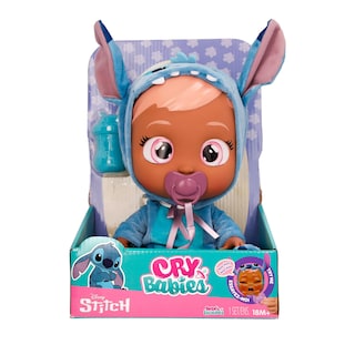 Foto 2 | Baby Doll Cry Babies Disney Stitch -12 Con Pijama De 18 M O Más - Venta Internacional.