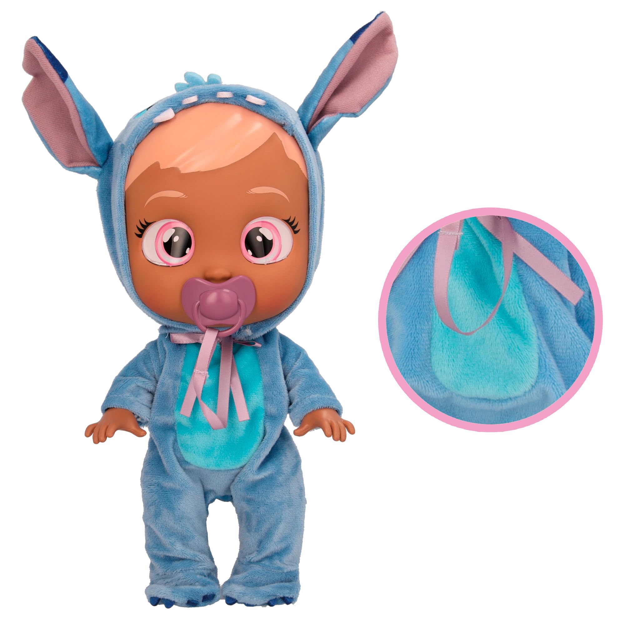 Foto 6 pulgar | Baby Doll Cry Babies Disney Stitch -12 Con Pijama De 18 M O Más - Venta Internacional.