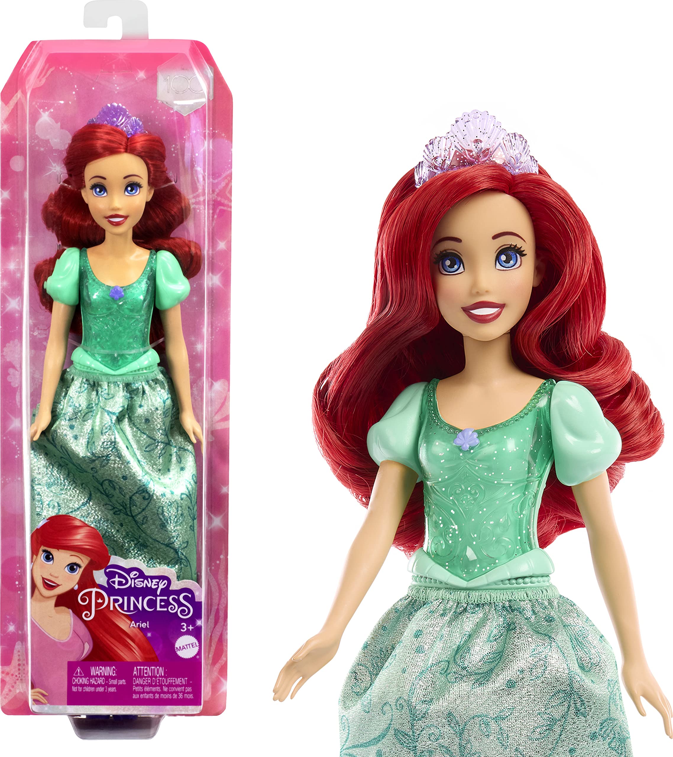 Muñeca De Moda Mattel Disney Princess Ariel Con Aspecto Brillante - Venta Internacional.