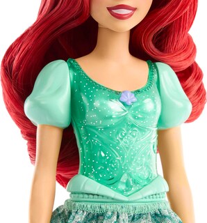 Foto 4 | Muñeca De Moda Mattel Disney Princess Ariel Con Aspecto Brillante - Venta Internacional.