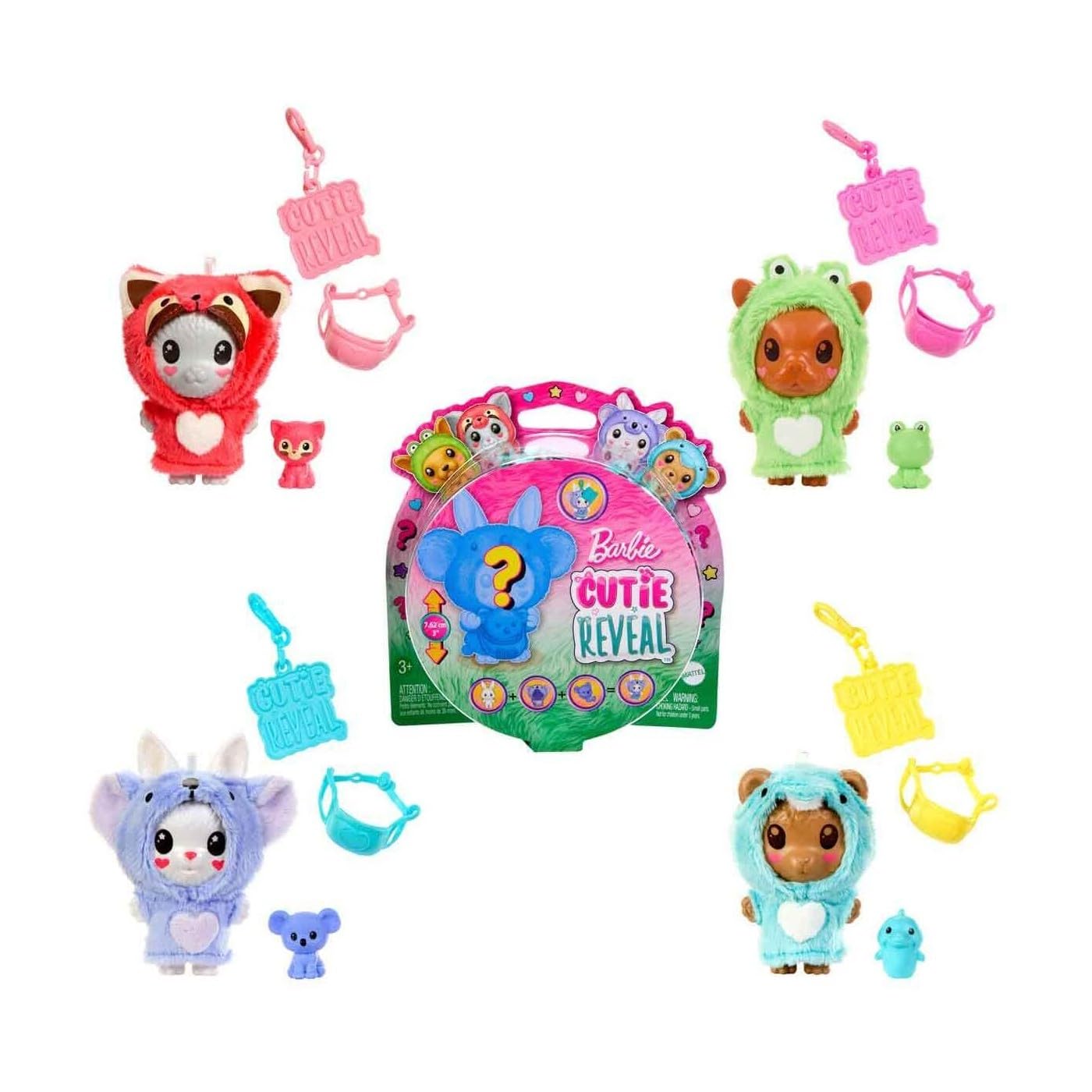 Foto 3 pulgar | Disfraz De Mascota Toy Barbie Cutie Reveal Con 5 Sorpresas - Venta Internacional.