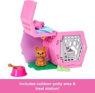 Foto 5 | Portabicicletas Playset Barbie Chelsea Para Cachorros Con Muñeca Pequeña Y Accesorio - Venta Internacional.