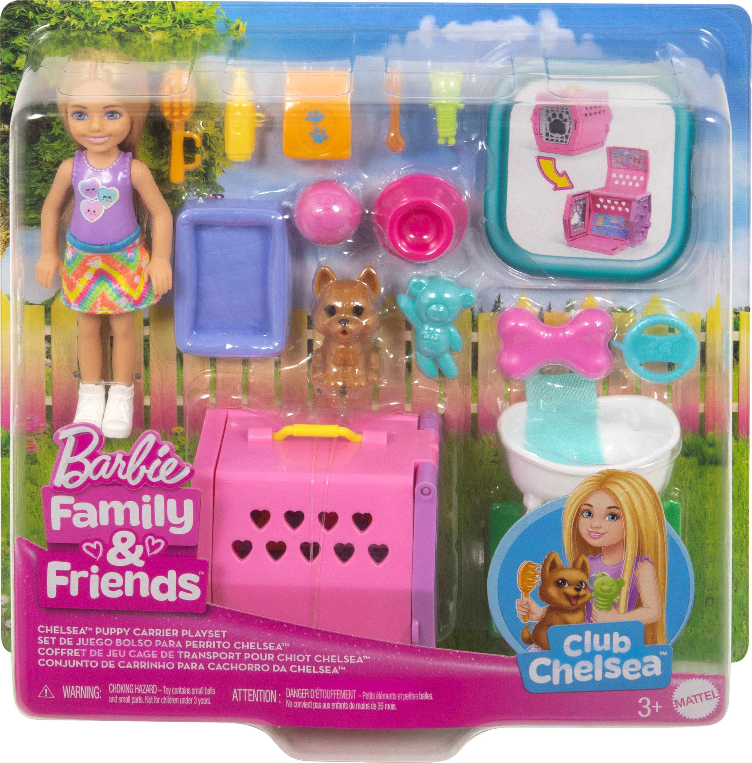 Foto 7 pulgar | Portabicicletas Playset Barbie Chelsea Para Cachorros Con Muñeca Pequeña Y Accesorio - Venta Internacional.