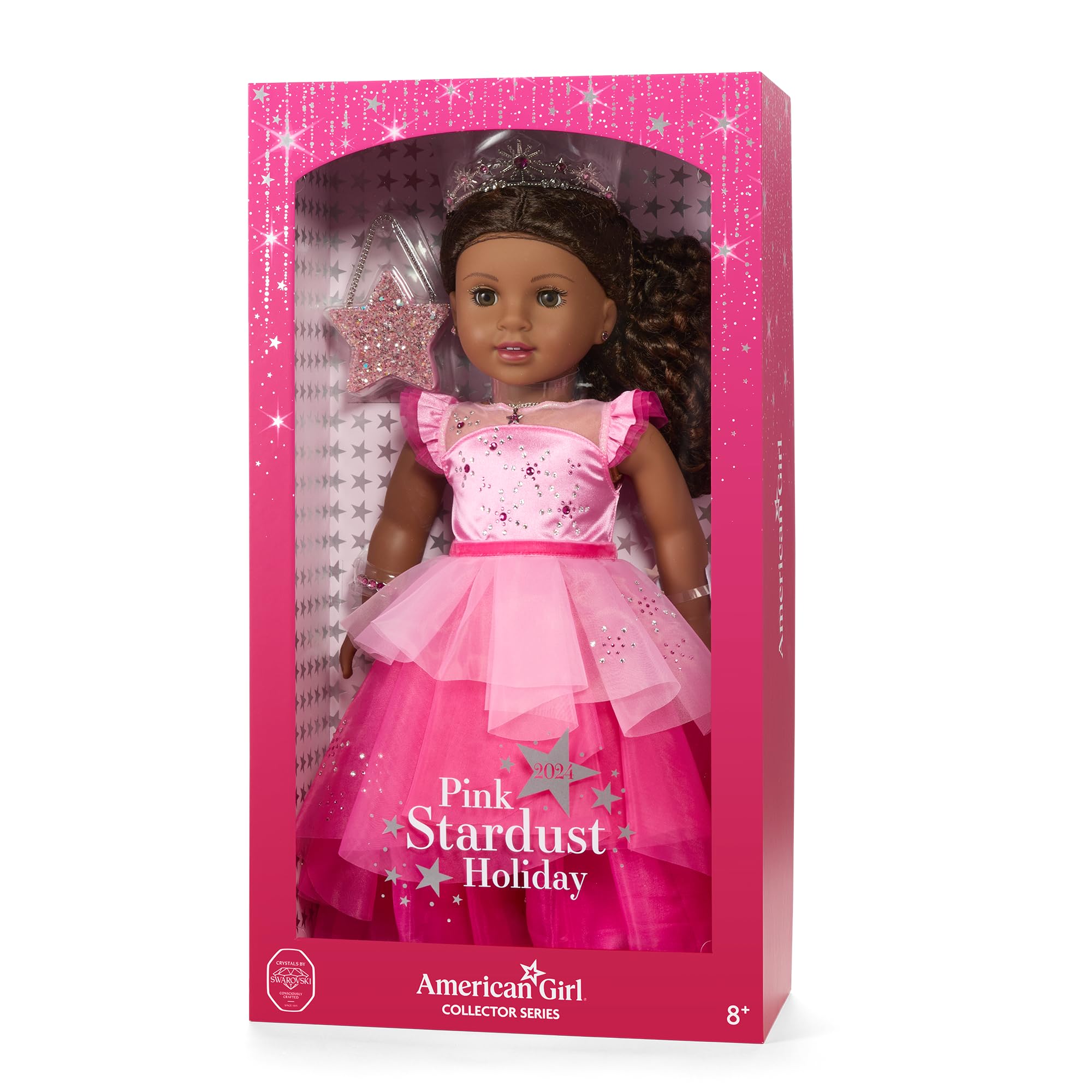 Foto 2 pulgar | Muñeca De Coleccionista American Girl 2024 Pink Stardust Con Swarovski - Venta Internacional.