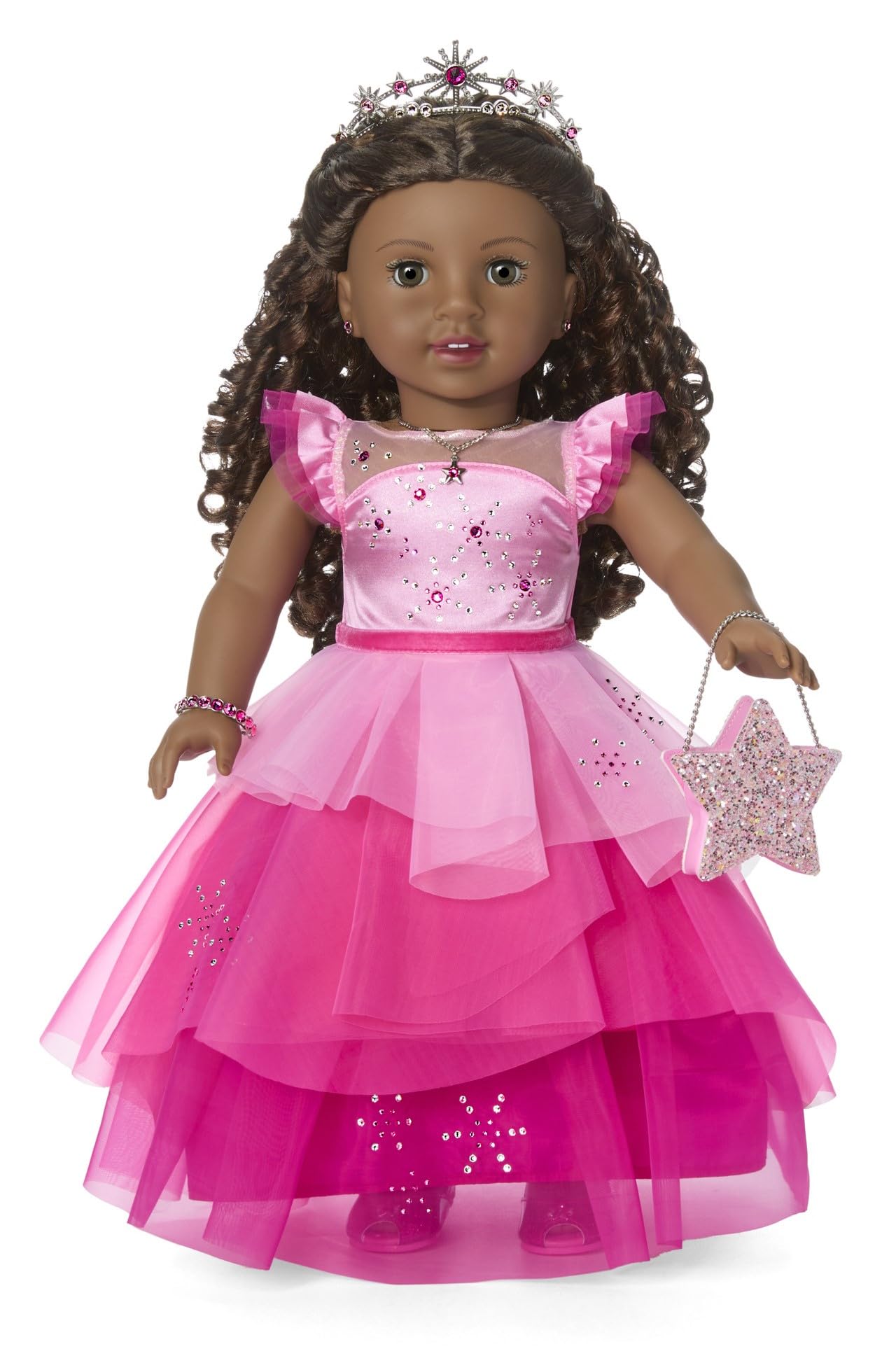 Foto 3 pulgar | Muñeca De Coleccionista American Girl 2024 Pink Stardust Con Swarovski - Venta Internacional.