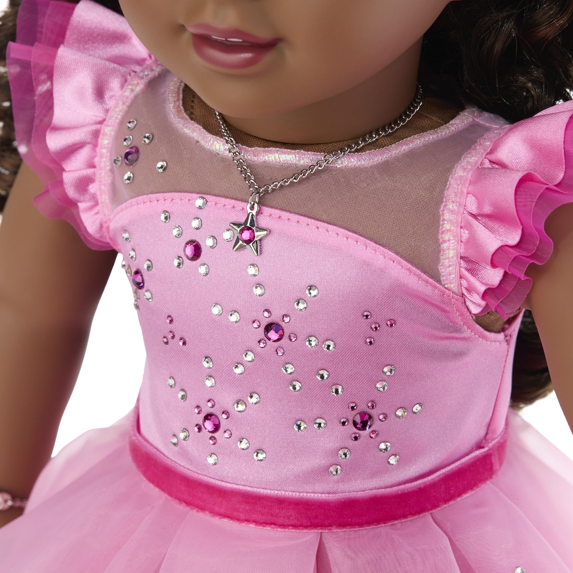 Foto 5 pulgar | Muñeca De Coleccionista American Girl 2024 Pink Stardust Con Swarovski - Venta Internacional.