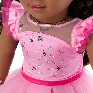 Foto 4 | Muñeca De Coleccionista American Girl 2024 Pink Stardust Con Swarovski - Venta Internacional.