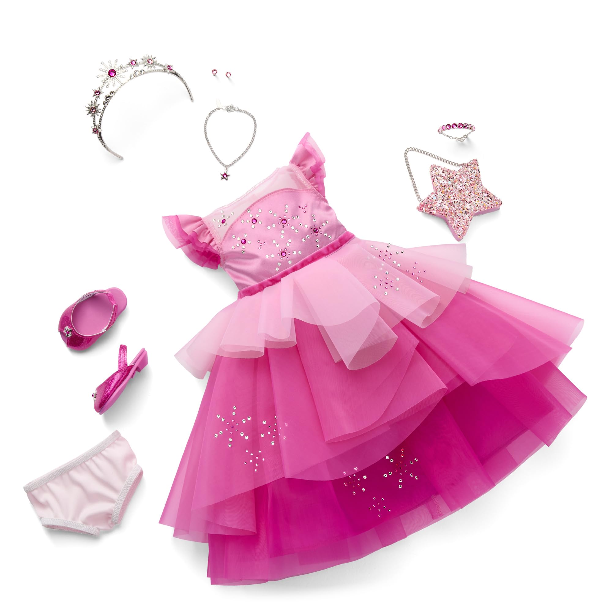 Foto 6 pulgar | Muñeca De Coleccionista American Girl 2024 Pink Stardust Con Swarovski - Venta Internacional.