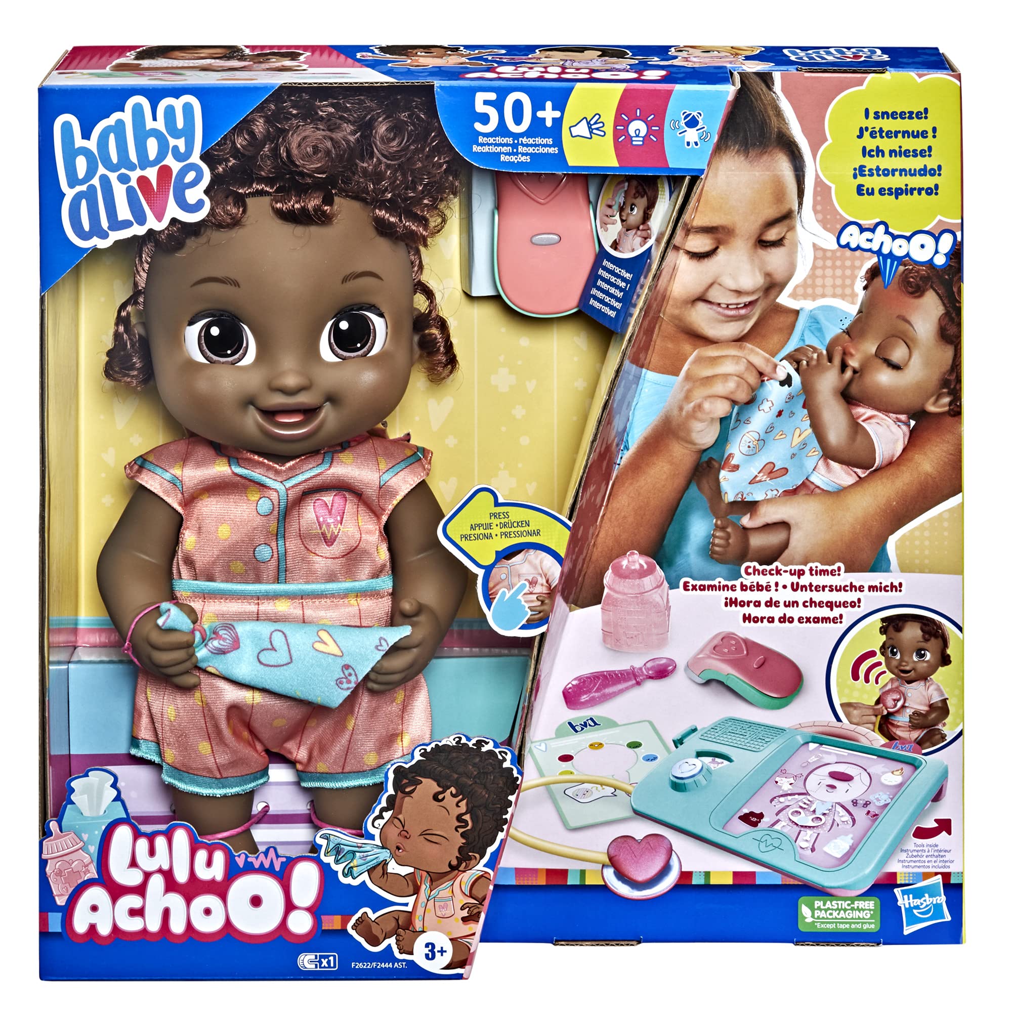 Foto 3 pulgar | Muñeca Interactiva Doctor Play Toy Baby Alive Lulu Achoo - Venta Internacional.