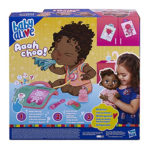 Foto 4 pulgar | Muñeca Interactiva Doctor Play Toy Baby Alive Lulu Achoo - Venta Internacional.