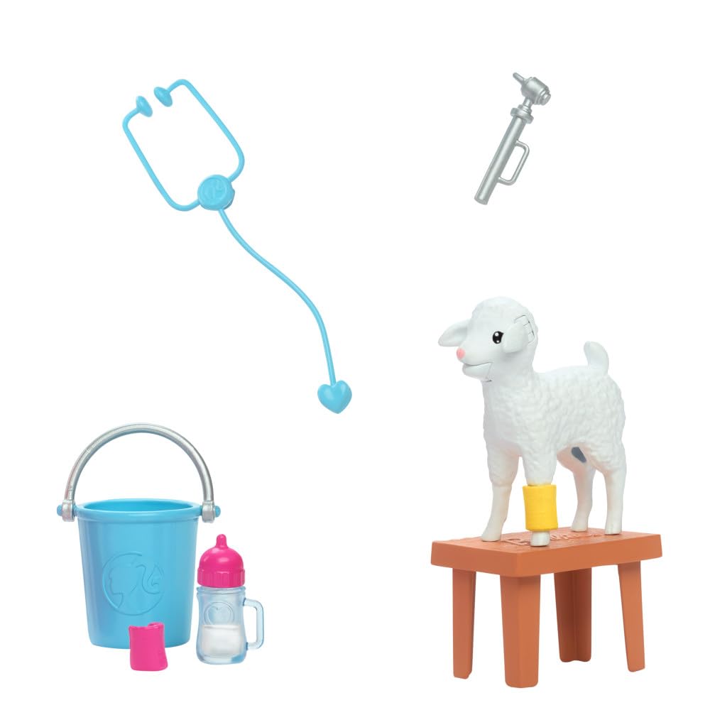 Foto 5 pulgar | Playset Barbie Careers, 65 Aniversario De Farm Veterinary - Venta Internacional.