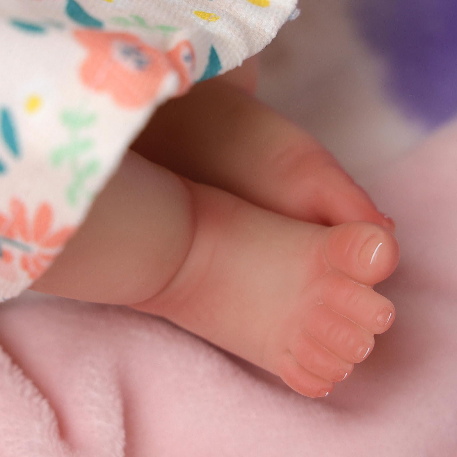 Foto 6 pulgar | Muñeca Reborn Babeside Bailyn, 43 Cm, Con Pelo Castaño Rizado - Venta Internacional.