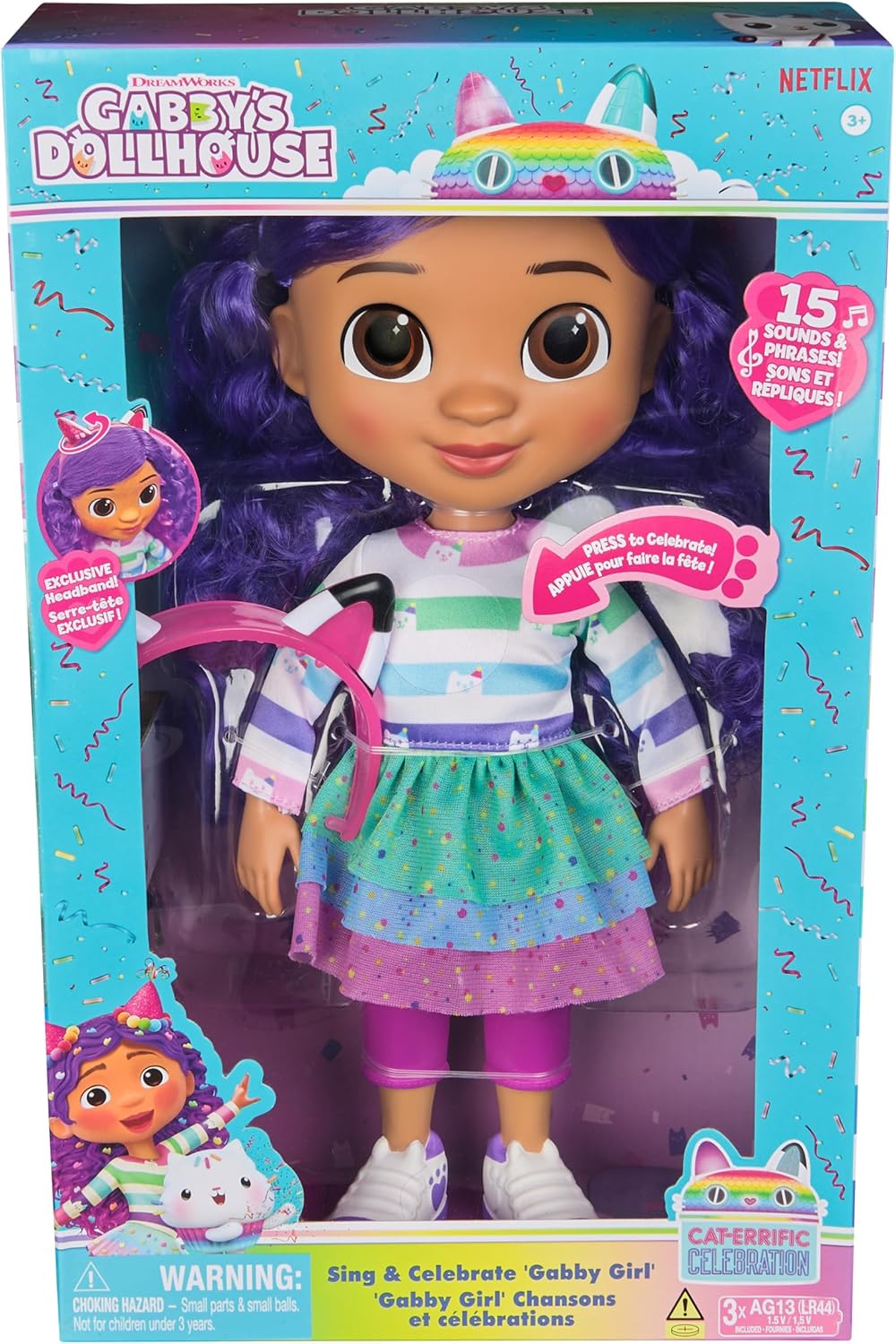 Foto 2 | Gabby’s Dollhouse Gabby Canta Y Celebra 31 Cm 15 Sonidos