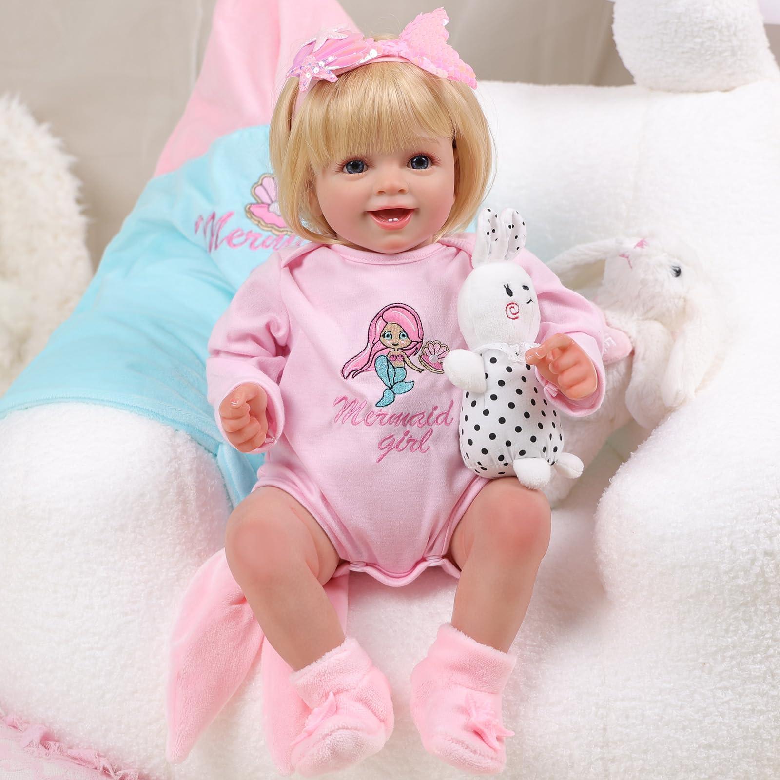Foto 8 pulgar | Muñeca Reborn Babeside Relike Girl De 50 Cm Con Kit De Alimentación - Venta Internacional.
