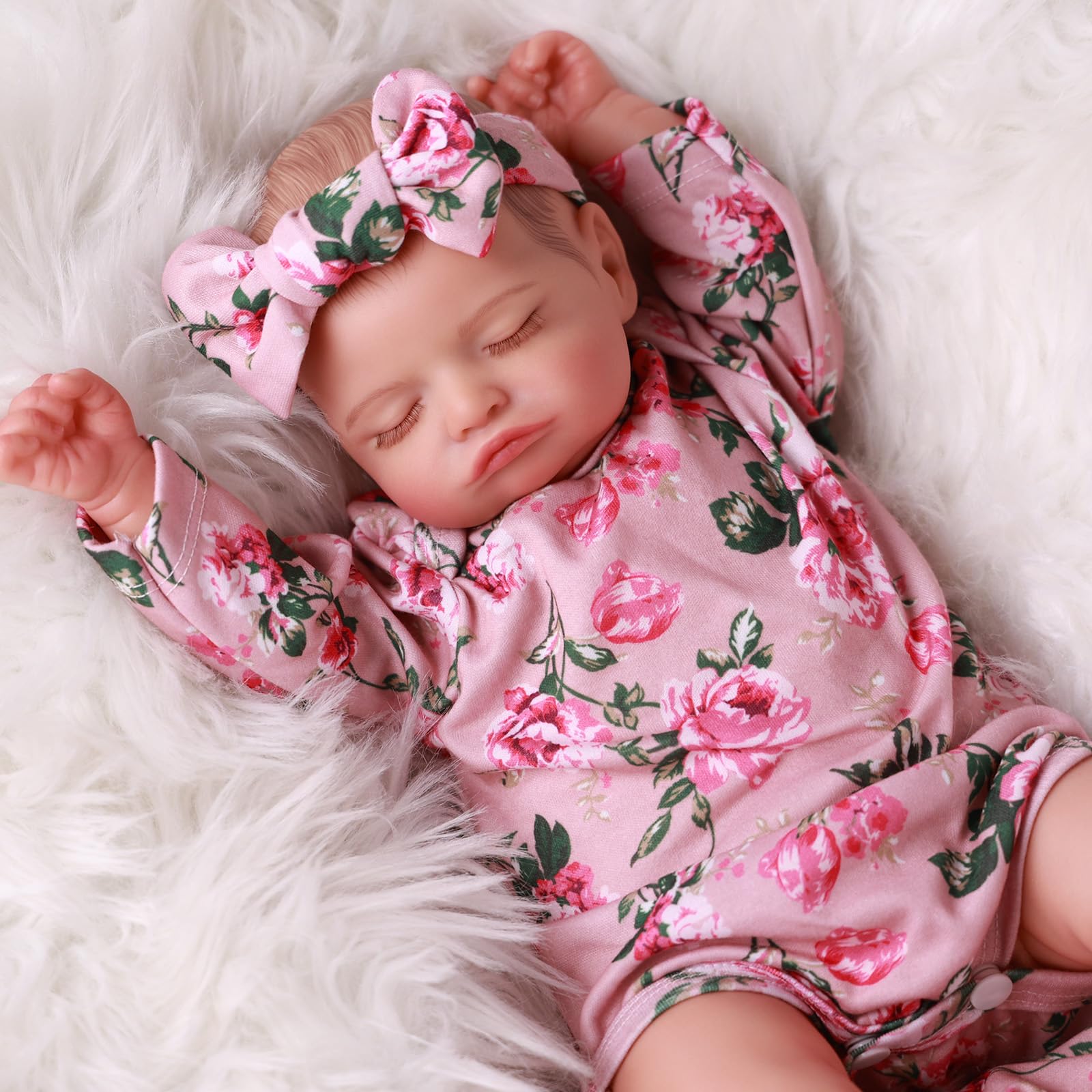 Foto 2 pulgar | Muñeca Reborn Babeside Para Dormir, 50 Cm, Cuerpo Suave Y Realista - Venta Internacional.
