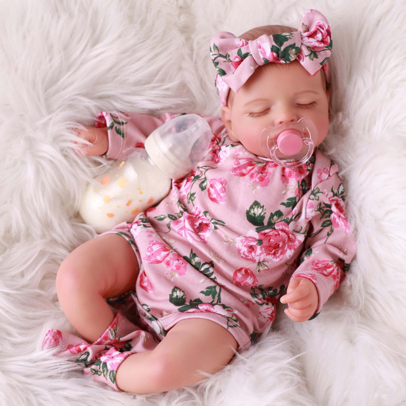 Foto 6 pulgar | Muñeca Reborn Babeside Para Dormir, 50 Cm, Cuerpo Suave Y Realista - Venta Internacional.