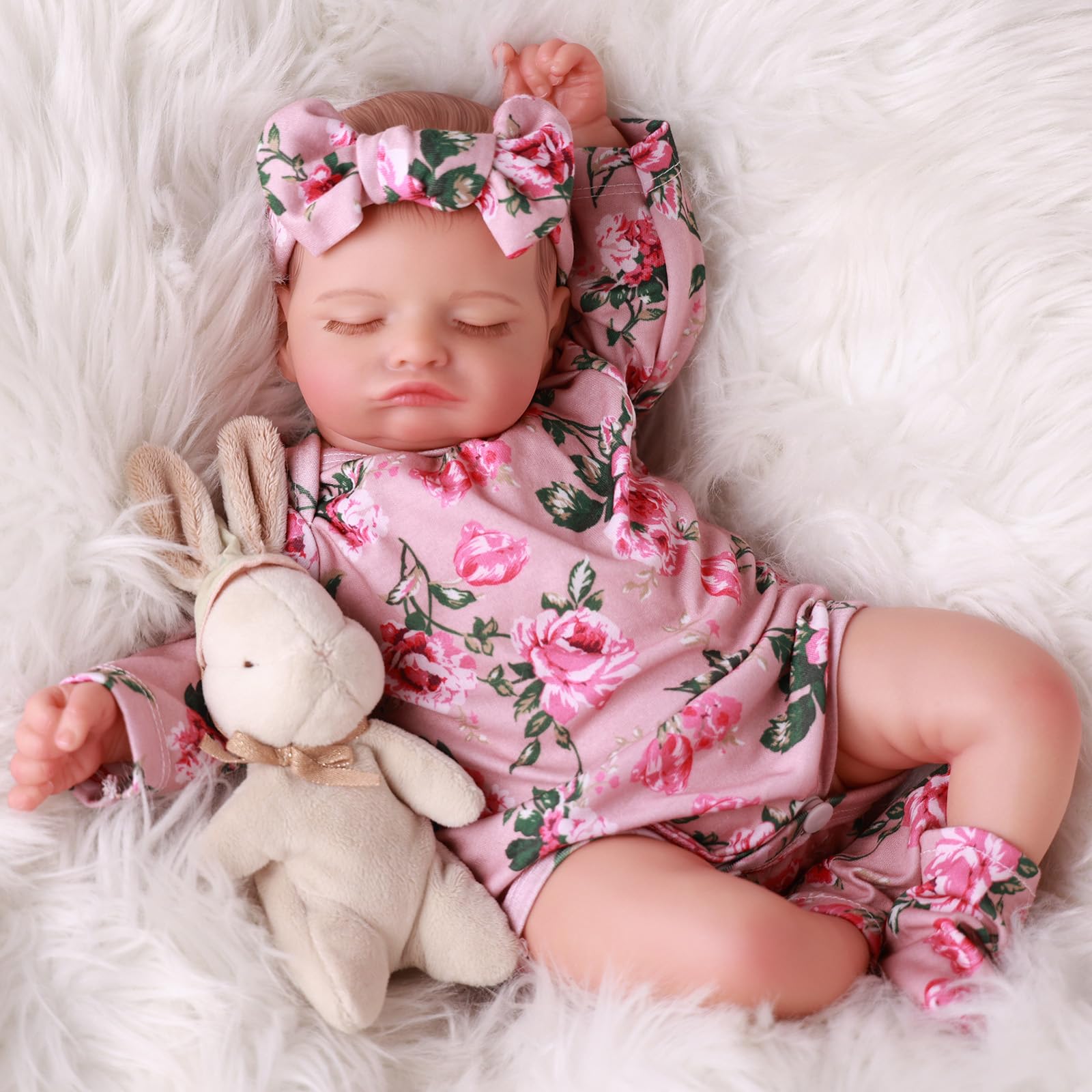 Foto 7 pulgar | Muñeca Reborn Babeside Para Dormir, 50 Cm, Cuerpo Suave Y Realista - Venta Internacional.