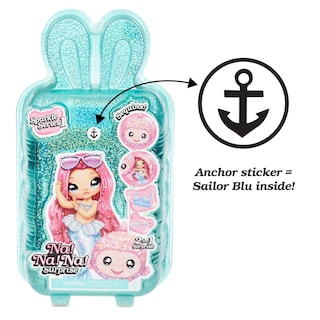 Foto 5 | Muñeca De Moda Na! ¡no! ¡no! Surprise Sailor Blu Con Bolso Brillante - Venta Internacional.