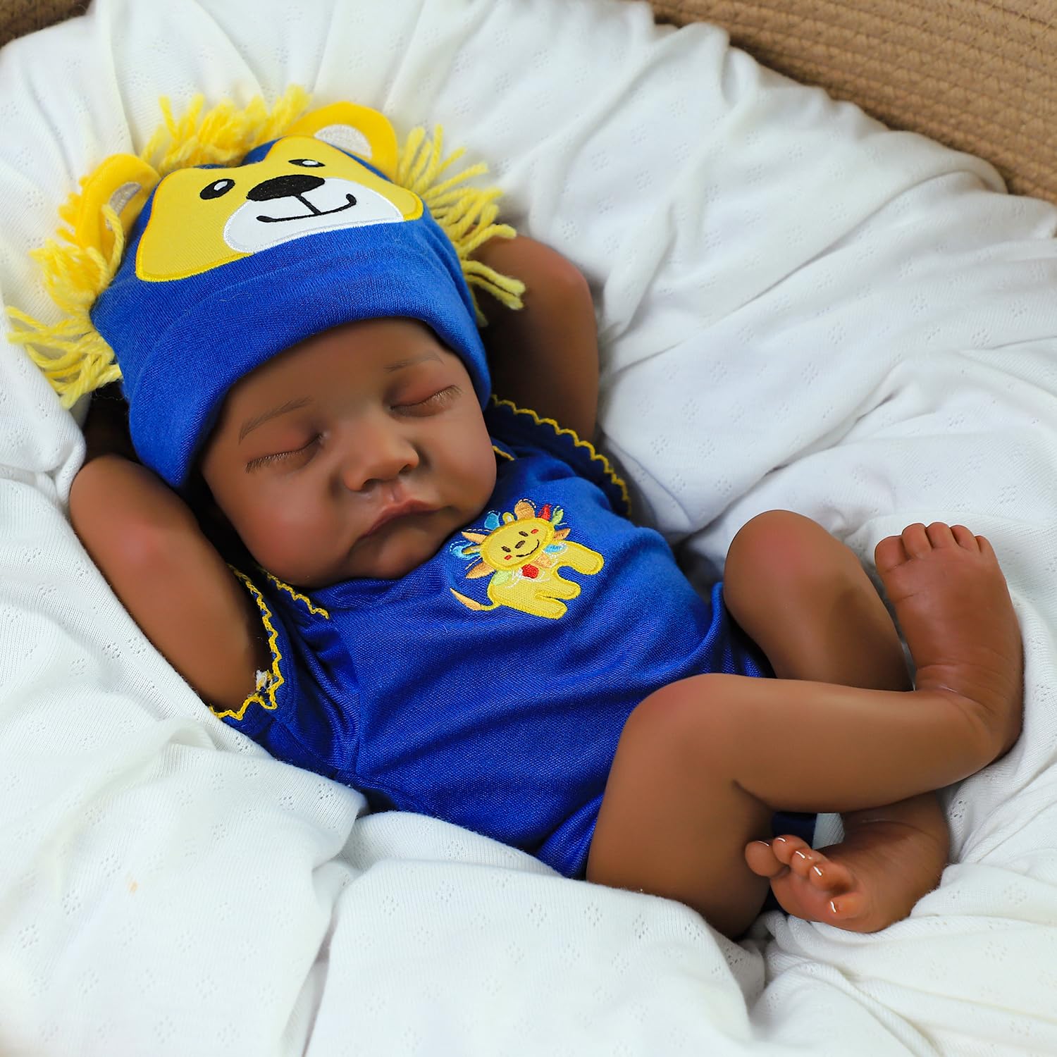 Foto 1 | Muñeca Reborn Charex, Realista, Negra, 18 Pulgadas, Africana - Venta Internacional.
