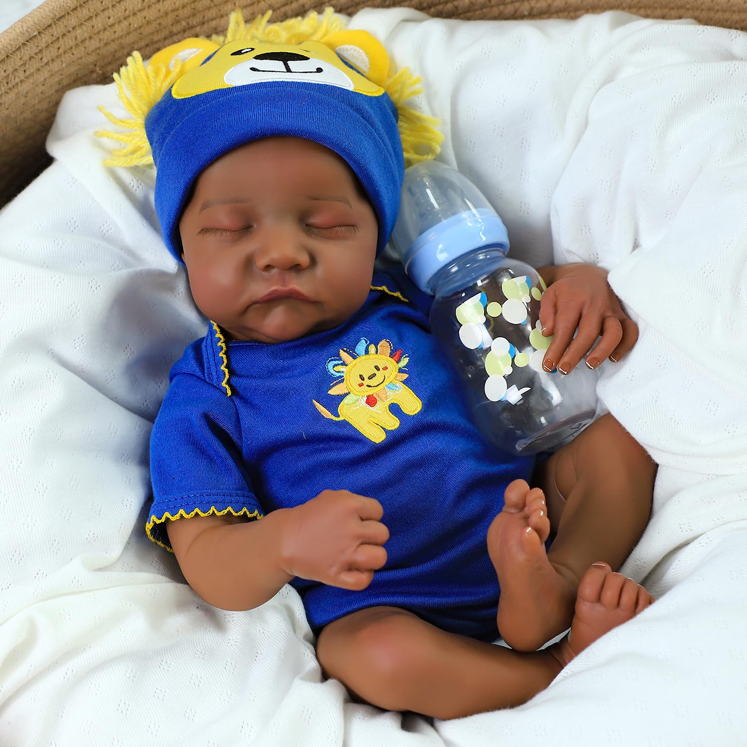 Foto 2 | Muñeca Reborn Charex, Realista, Negra, 18 Pulgadas, Africana - Venta Internacional.