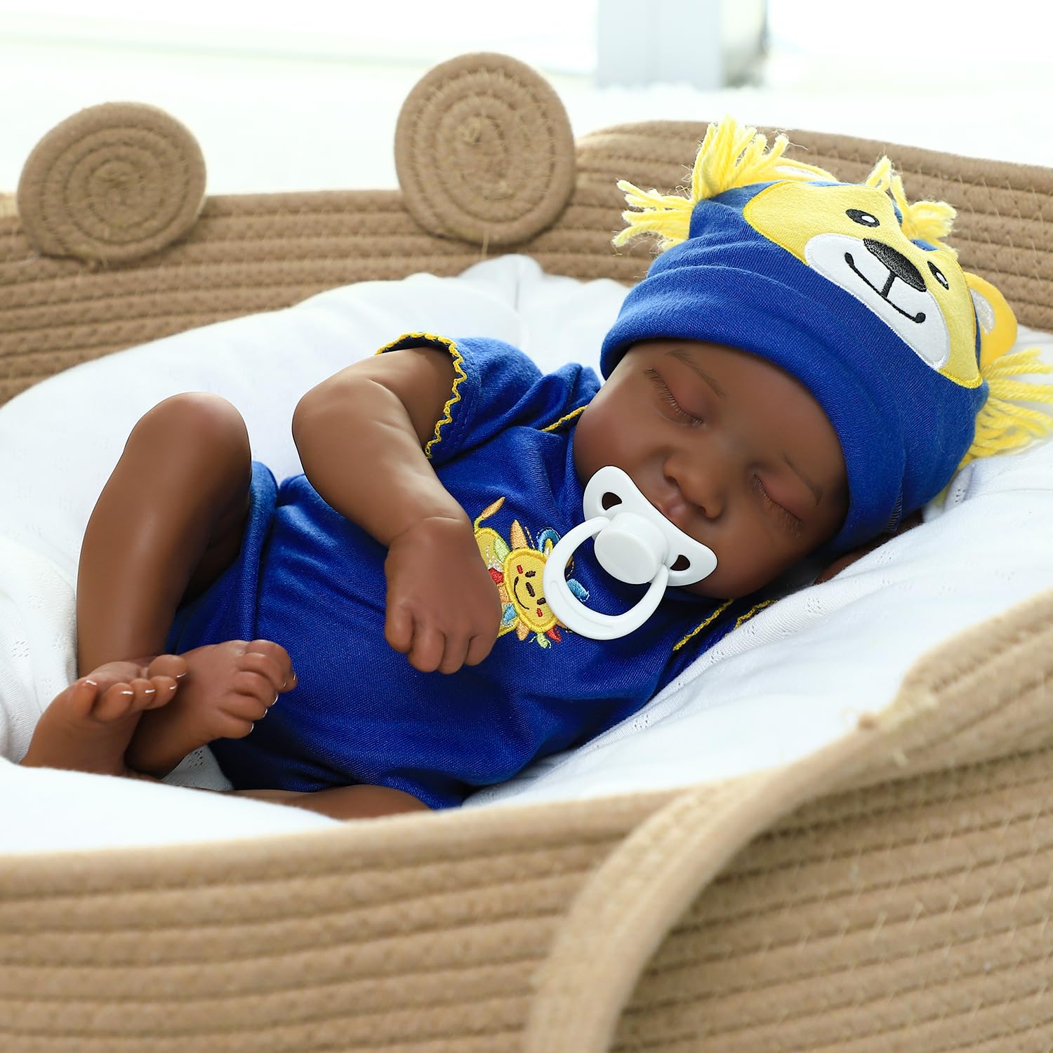 Foto 5 | Muñeca Reborn Charex, Realista, Negra, 18 Pulgadas, Africana - Venta Internacional.