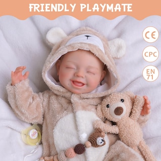 Foto 4 | Muñeca Reborn Babeside Claire De 50 Cm Con Kit De Alimentación Para Más De 3 Años - Venta Internacional.