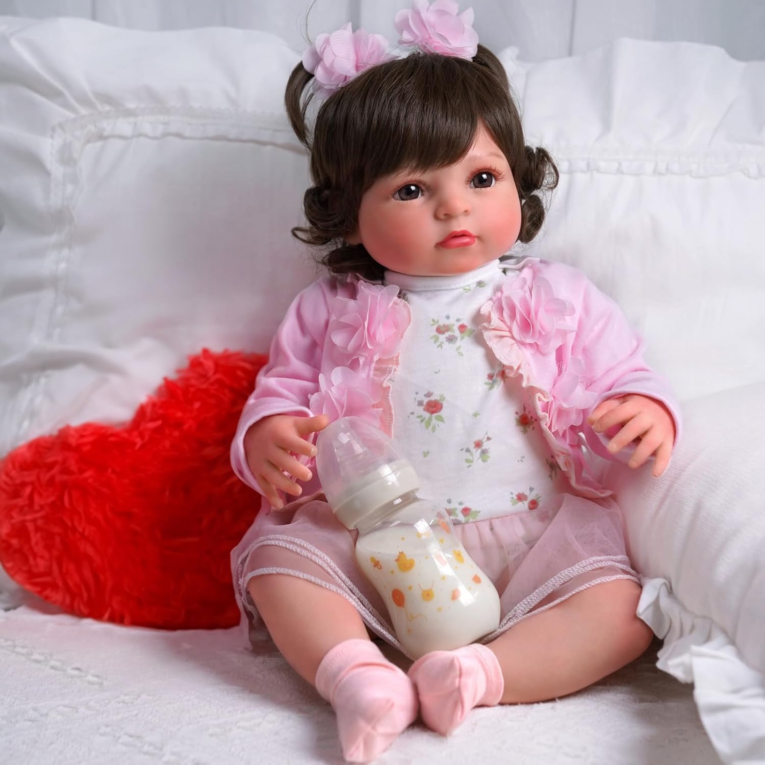 Foto 5 pulgar | Muñeca Reborn Babeside Relike Girl de 50 cm con Kit de Alimentación - Venta Internacional
